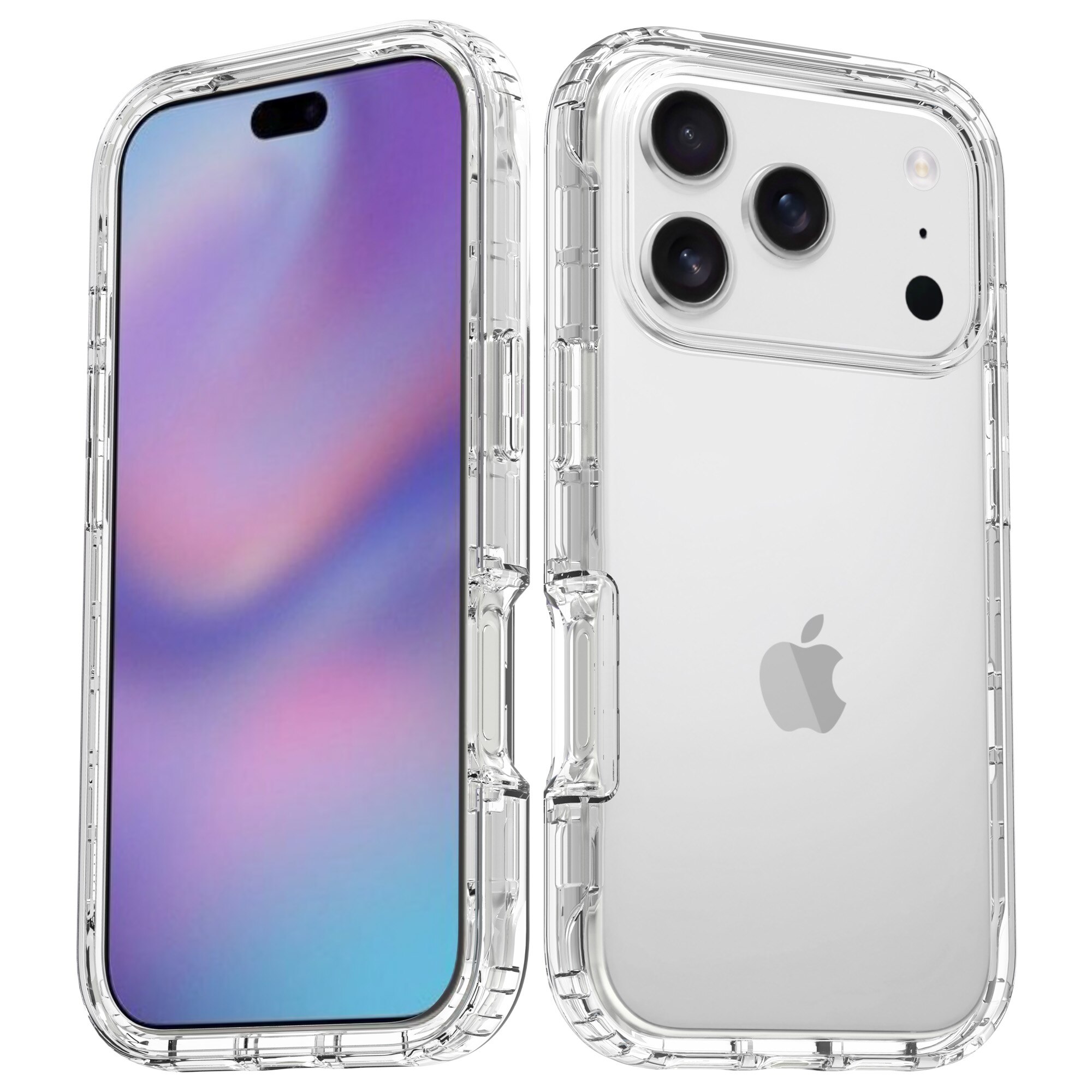 Cover protezione totale iPhone 17 Pro Trasparente