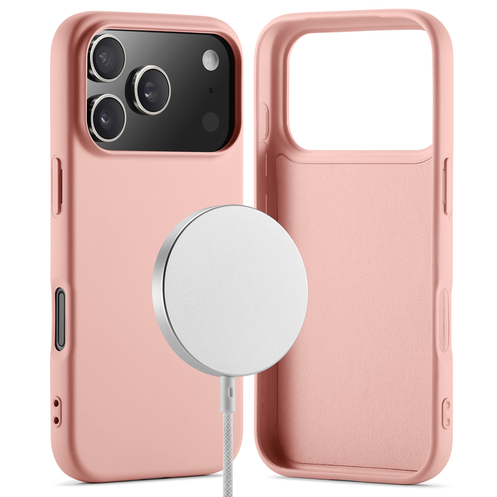 Cover TPU MagSafe iPhone 17 Pro Max Rosa