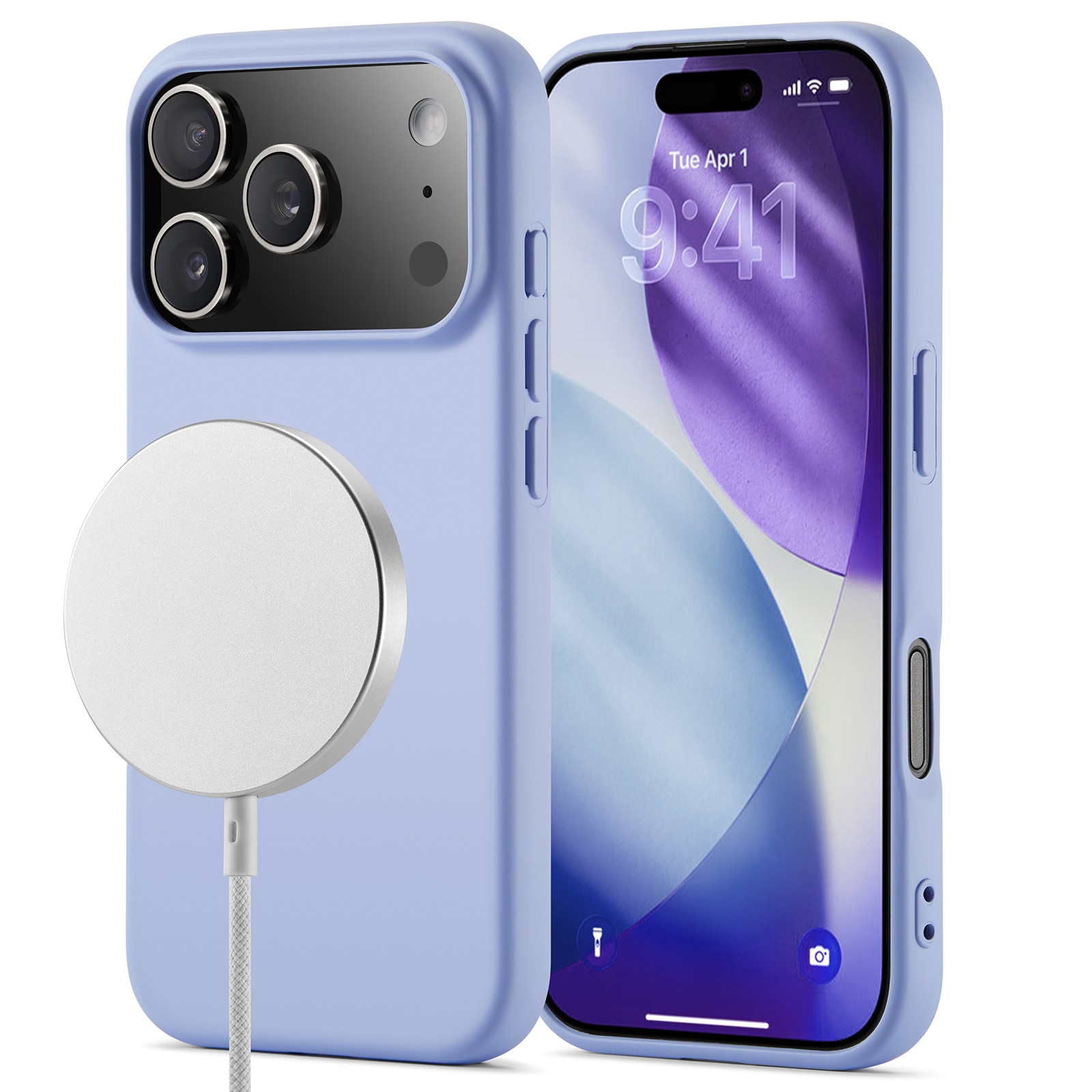 Cover TPU MagSafe iPhone 17 Pro Viola