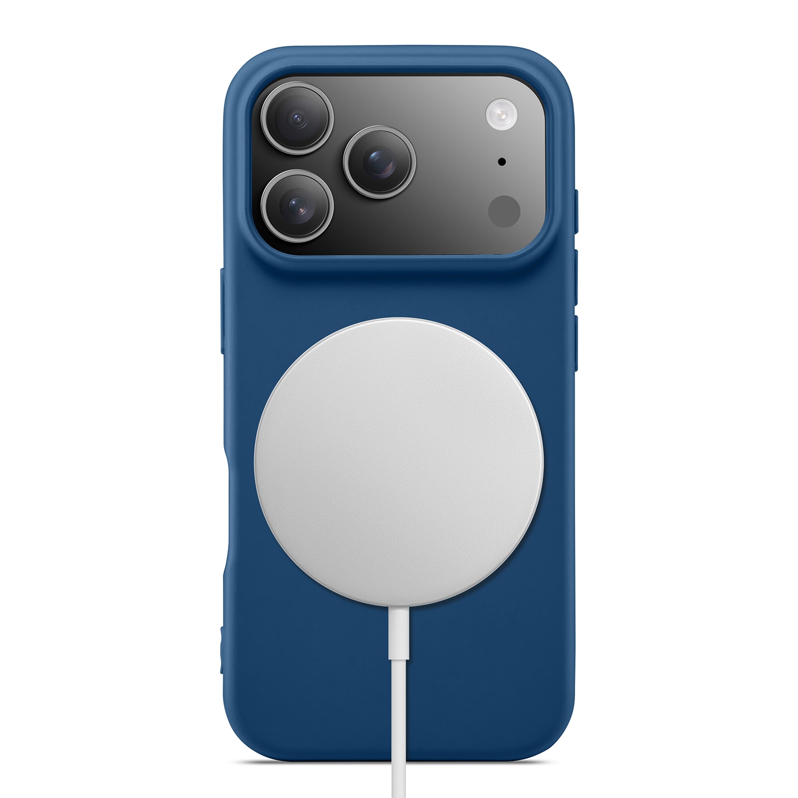 Cover TPU MagSafe iPhone 17 Pro Max Blu scuro