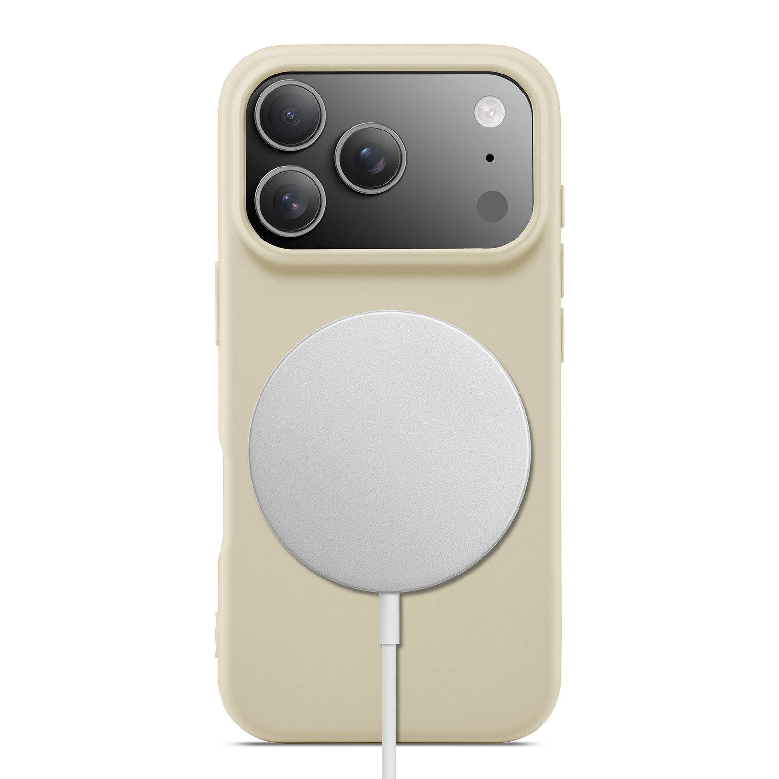 Cover TPU MagSafe iPhone 17 Pro Max Beige
