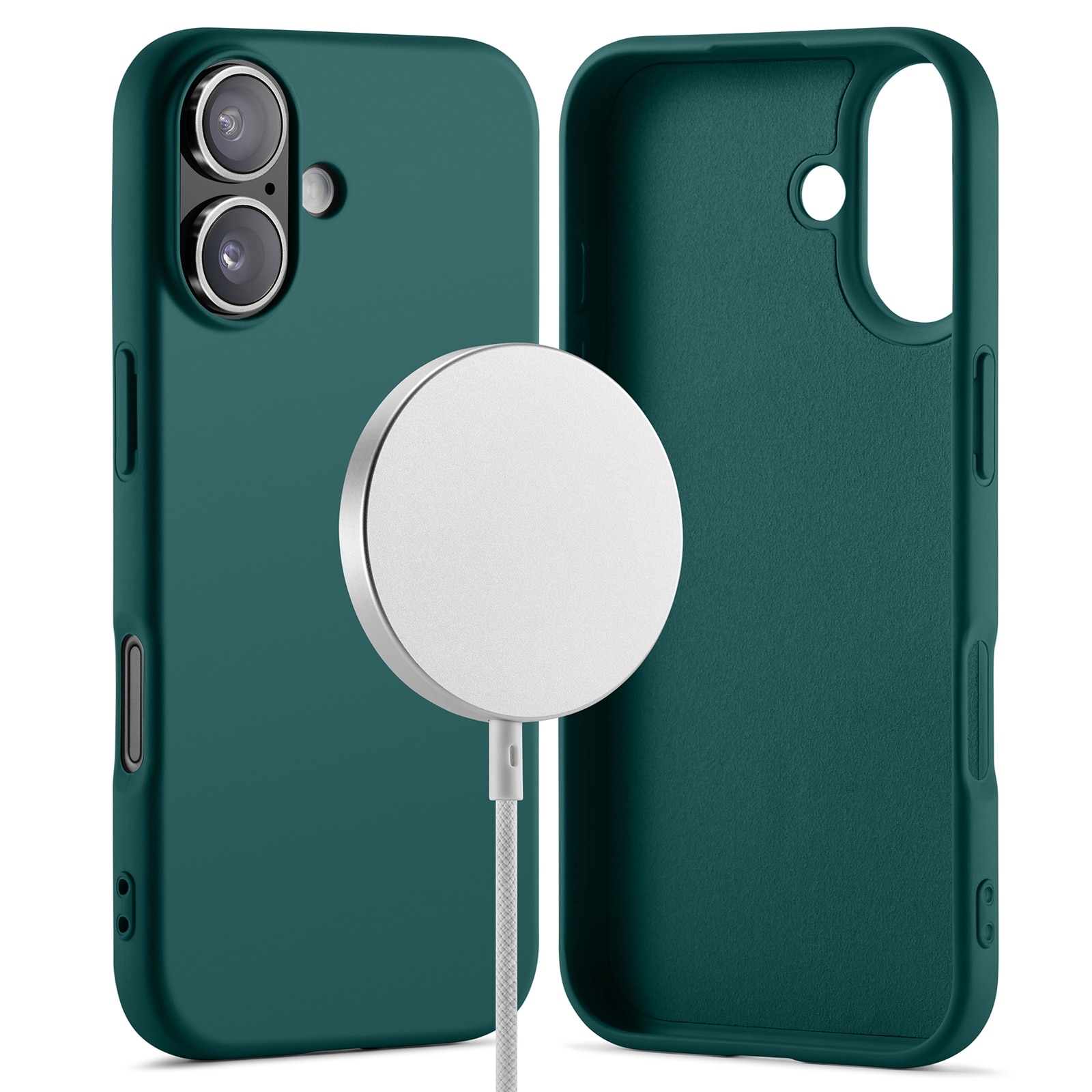 Cover TPU MagSafe iPhone 17 Verde scuro