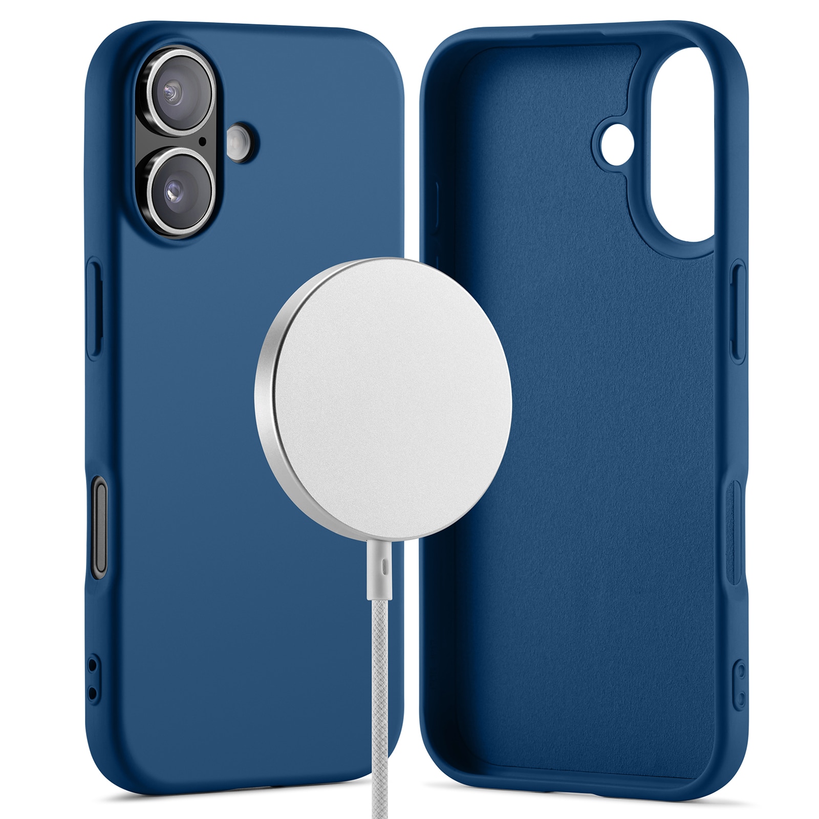 Cover TPU MagSafe iPhone 17 Blu scuro