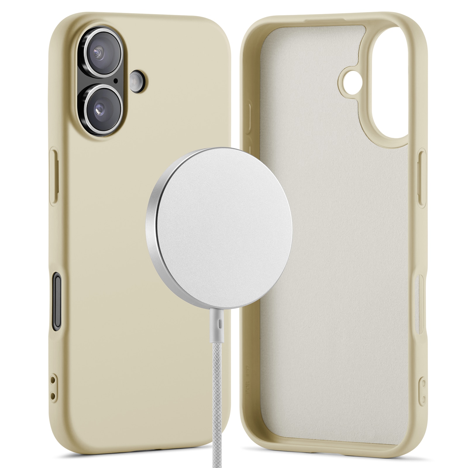 Cover TPU MagSafe iPhone 17 Beige