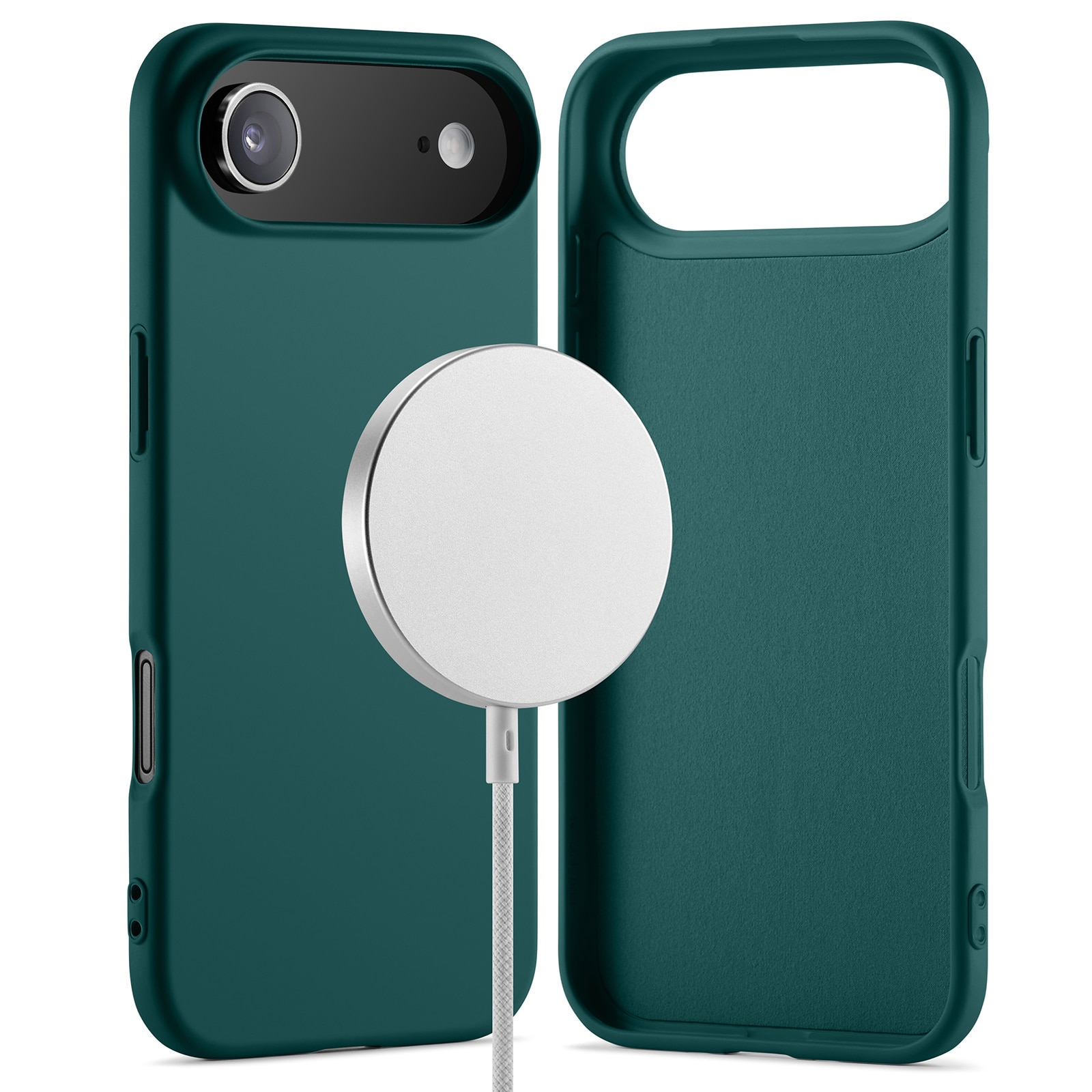 Cover TPU MagSafe iPhone 17 Air Verde scuro