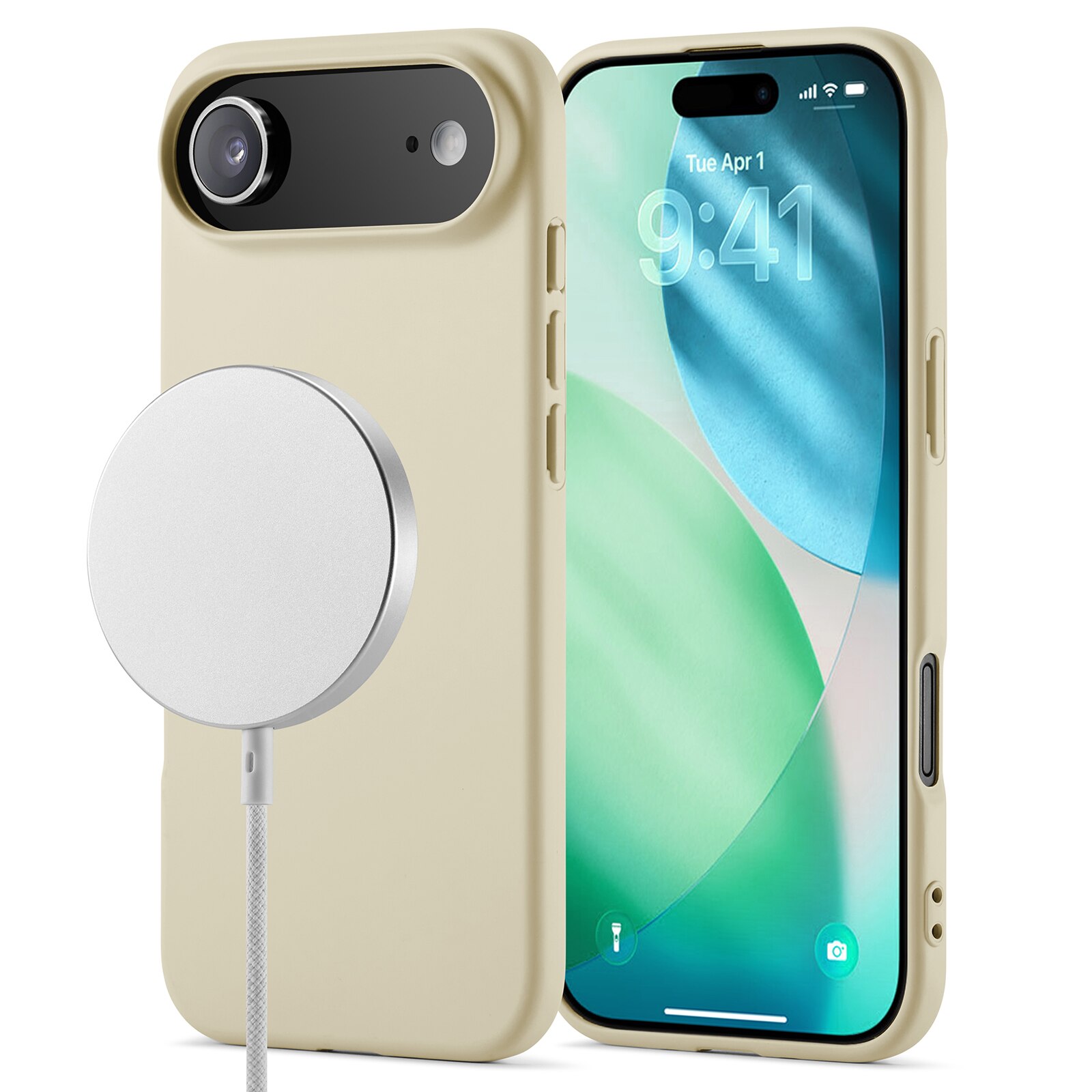 Cover TPU MagSafe iPhone 17 Air Beige