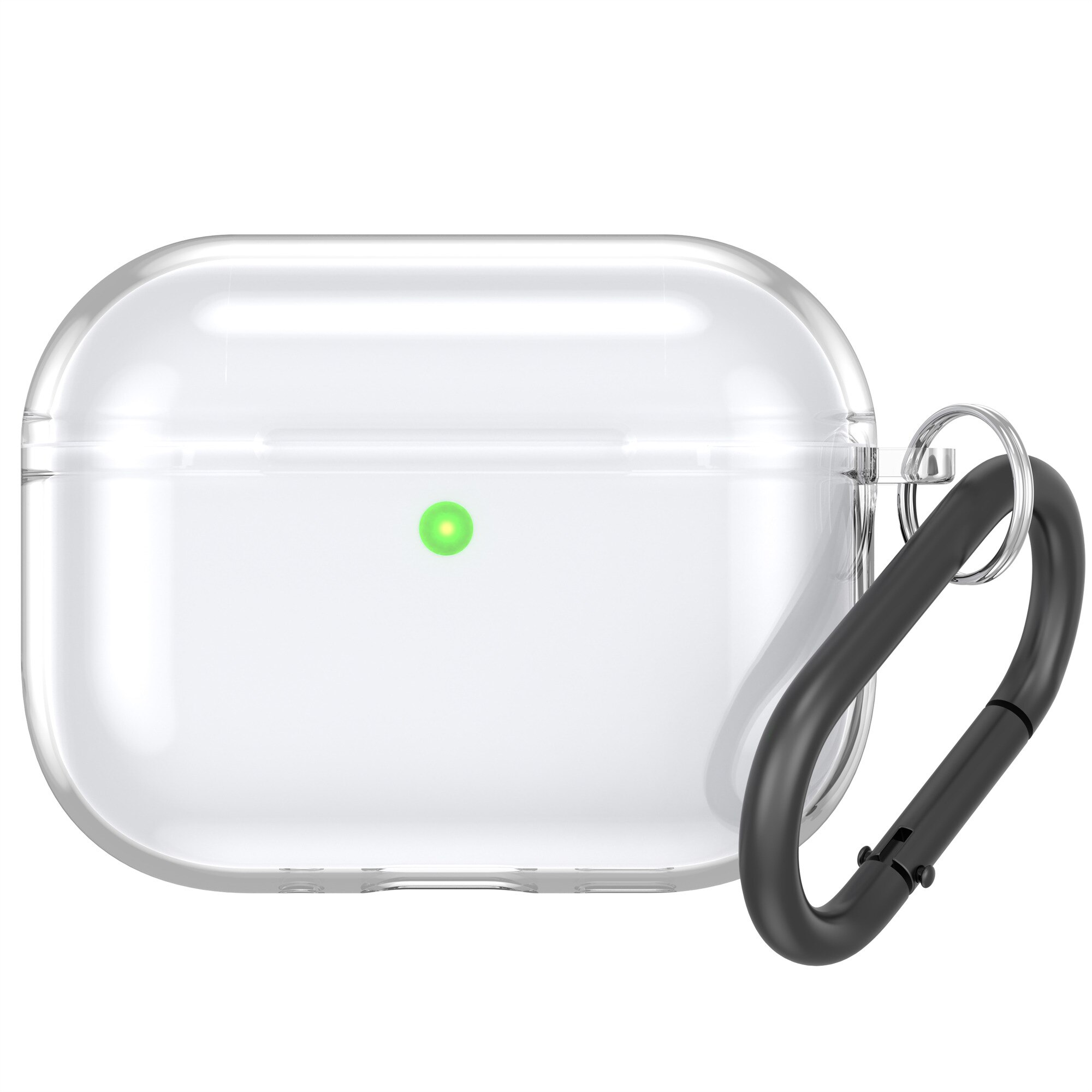 Cover in TPU con moschettone Apple AirPods Pro 3 trasparente