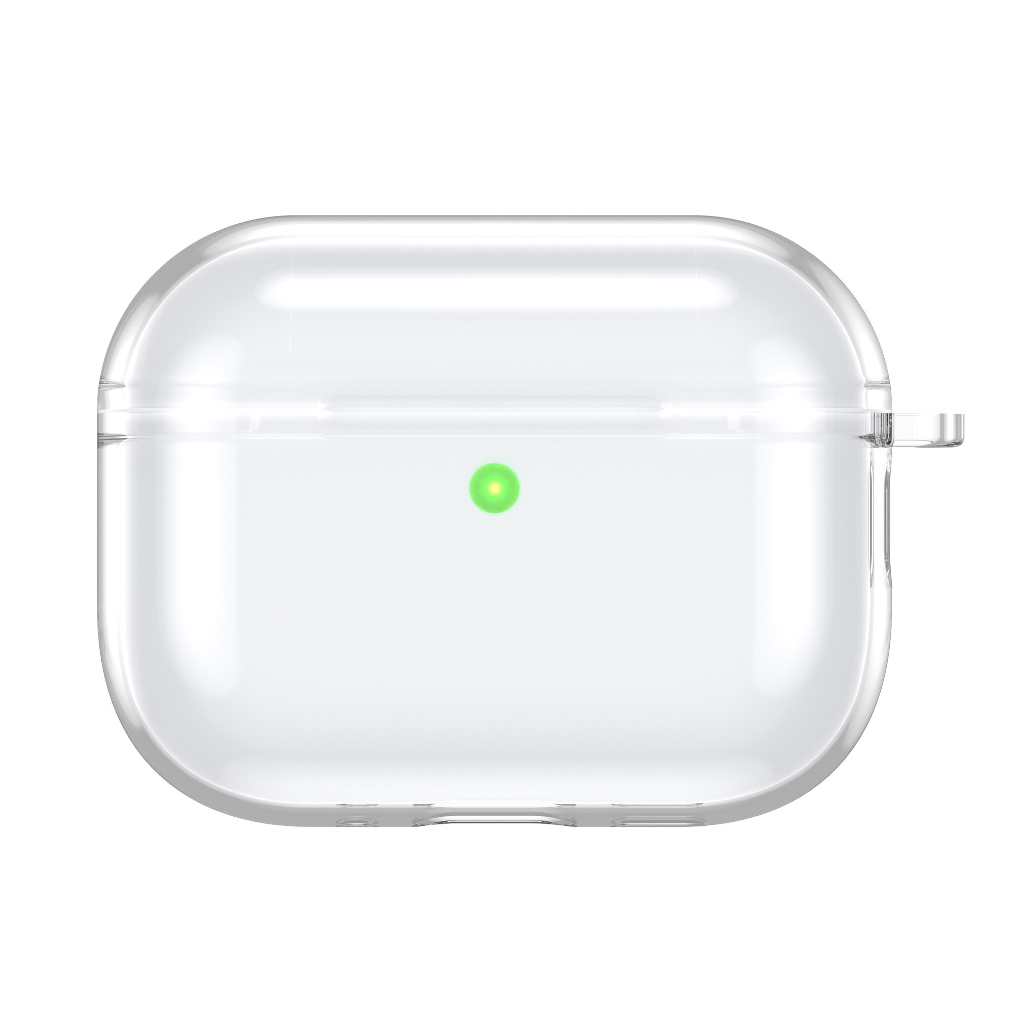 Cover in TPU con moschettone Apple AirPods Pro 3 trasparente