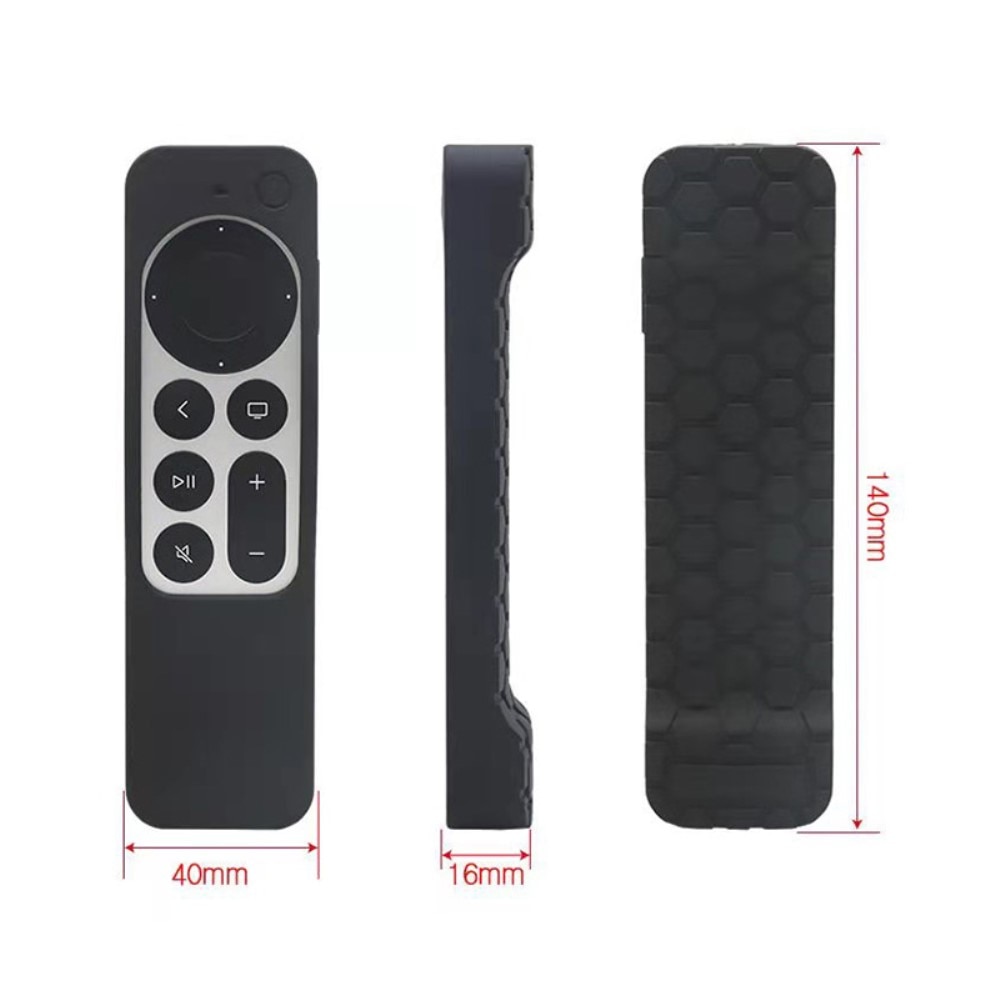 Cover in silicone per telecomando TV 4K 2021 Nero