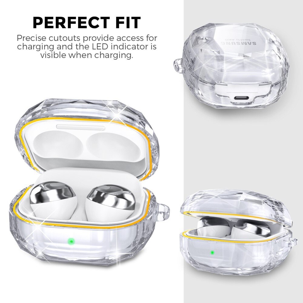 Cover Diamond Samsung Galaxy Buds 2/2 Pro/Live/Pro Trasparente