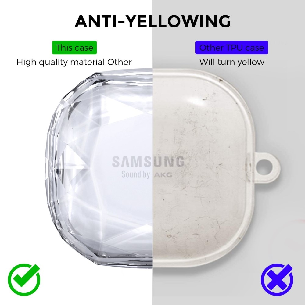 Cover Diamond Samsung Galaxy Buds 2/2 Pro/Live/Pro Trasparente