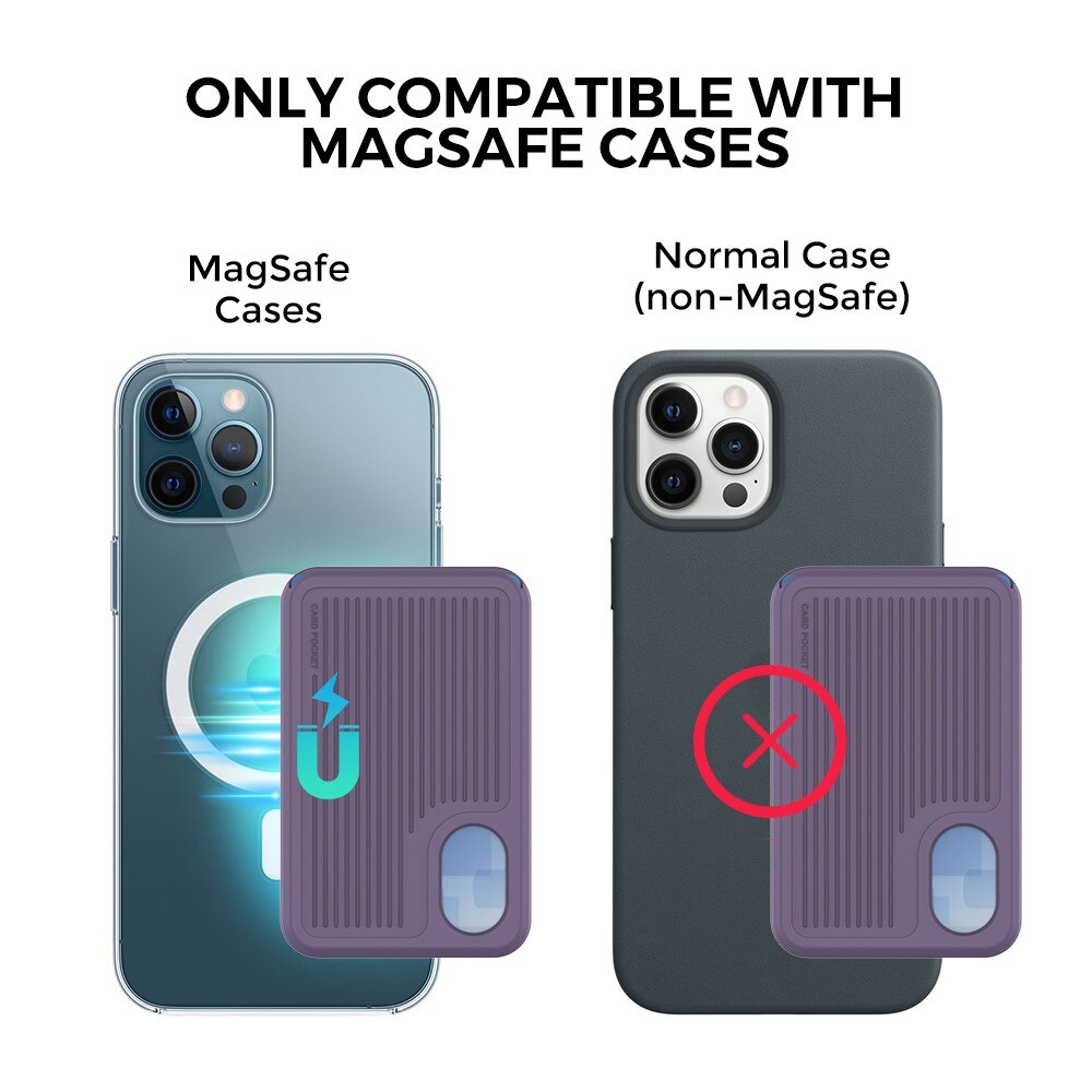 MagSafe Portacarte viola