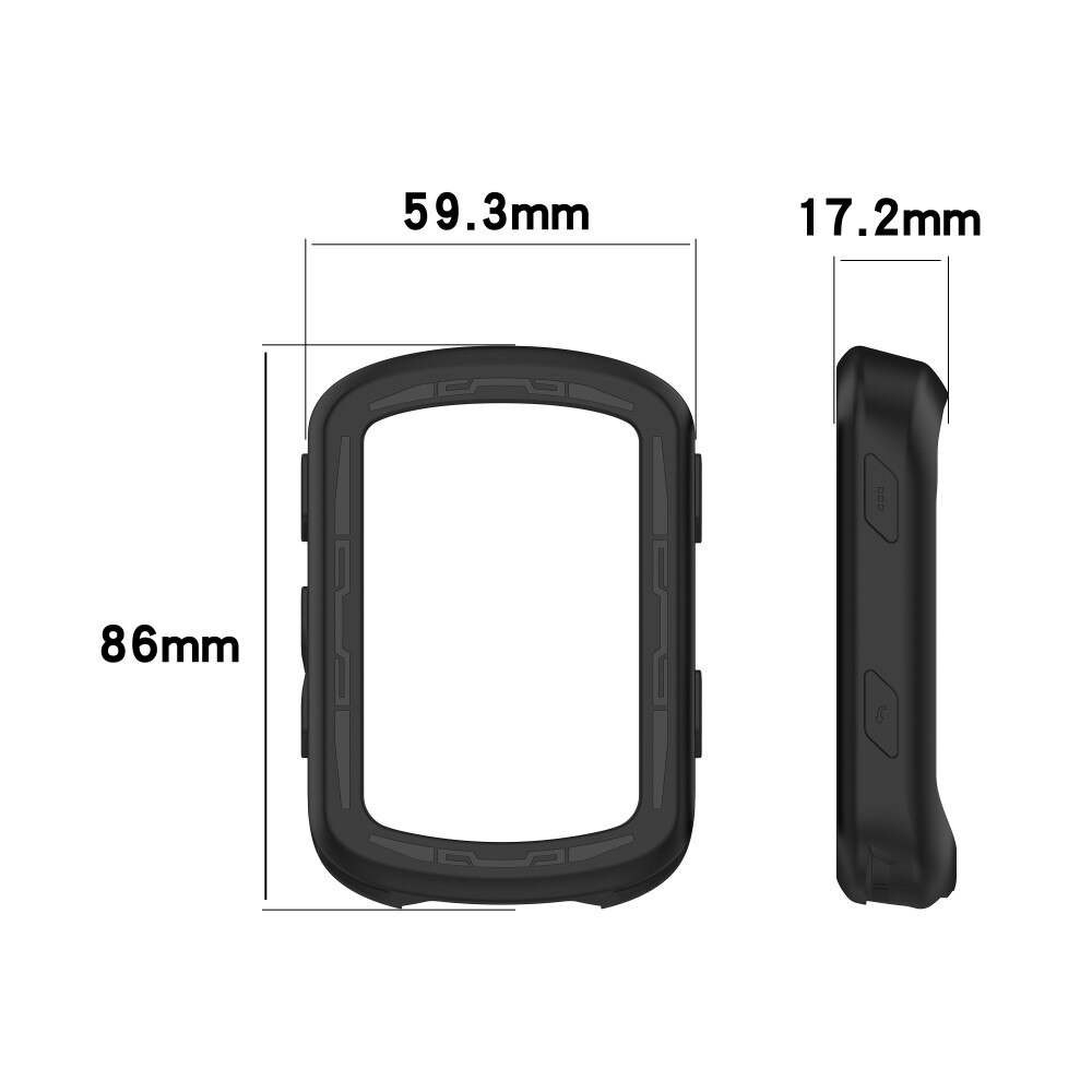 Cover in silicone Garmin Edge 840 /540 nero