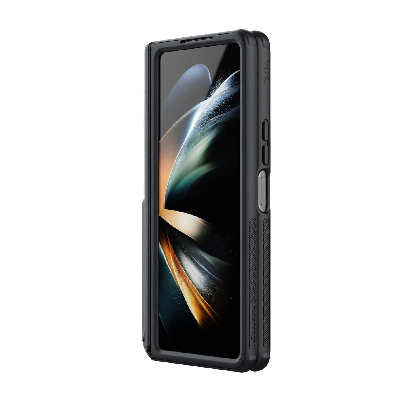 Super Frosted Shield Fold with Kickstand Samsung Galaxy Z Fold 5 nero