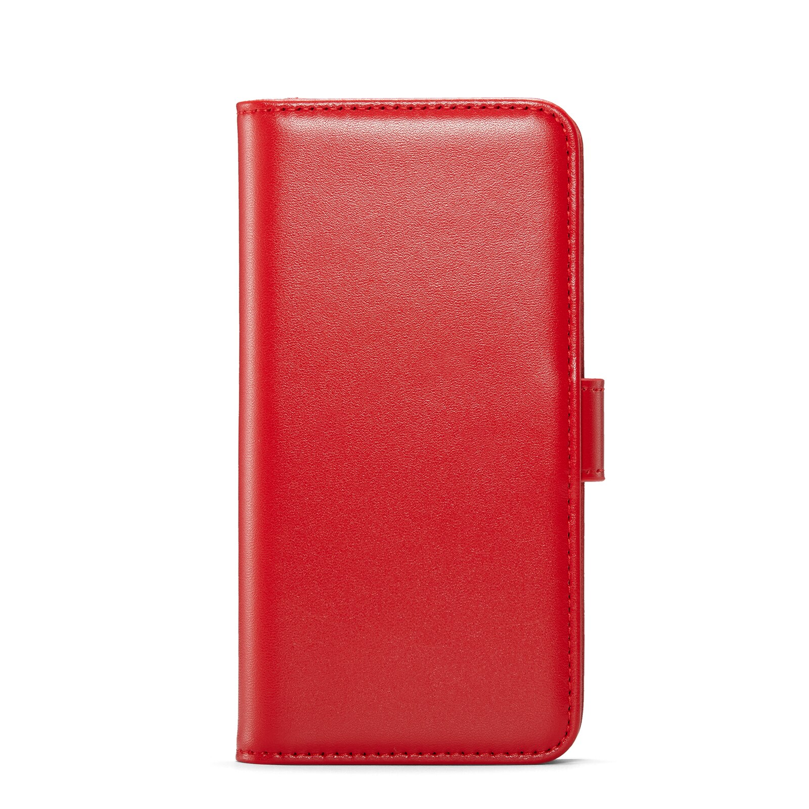 Custodia a portafoglio in vera pelle iPhone 16e, Rosso