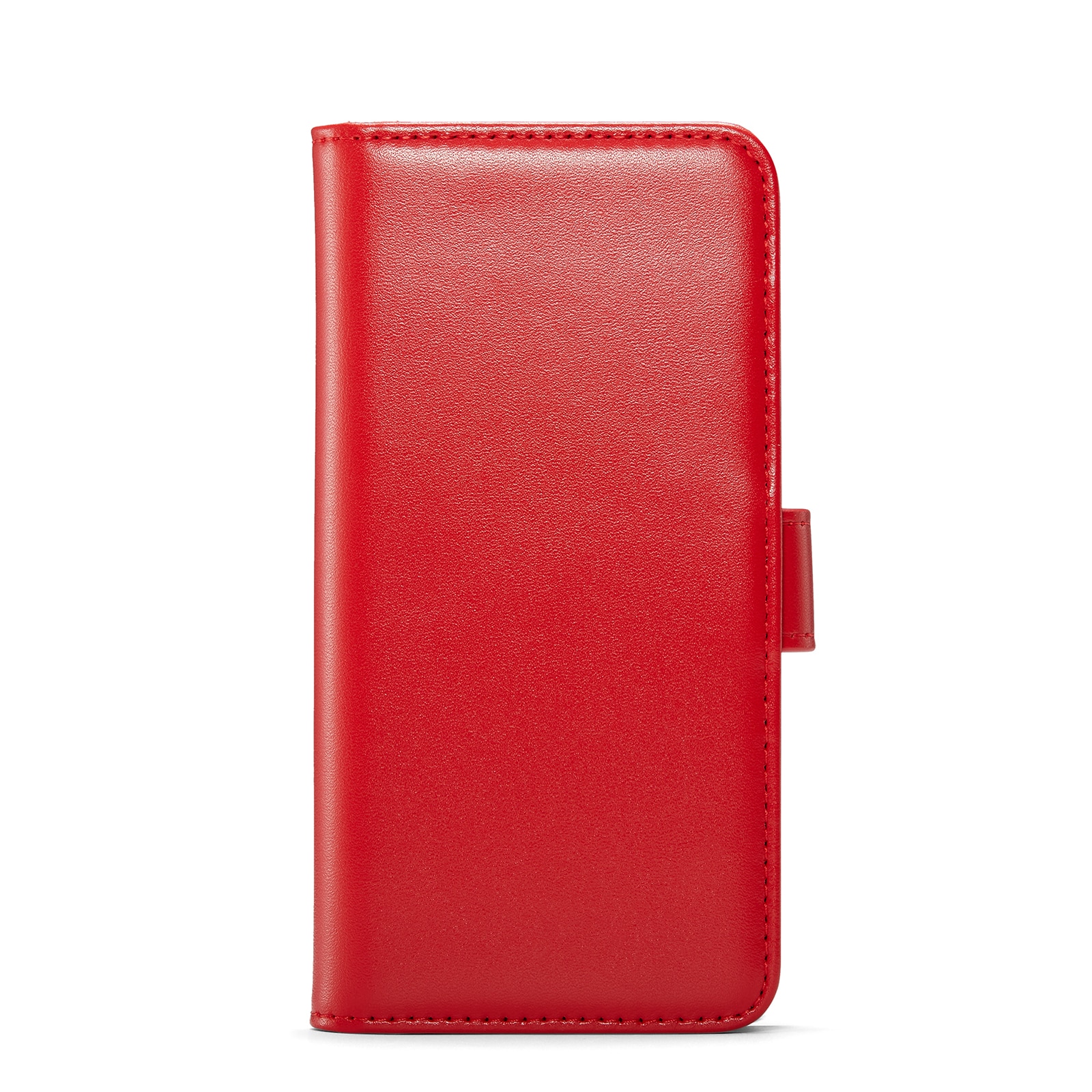 Custodia a portafoglio in vera pelle iPhone 16, Rosso