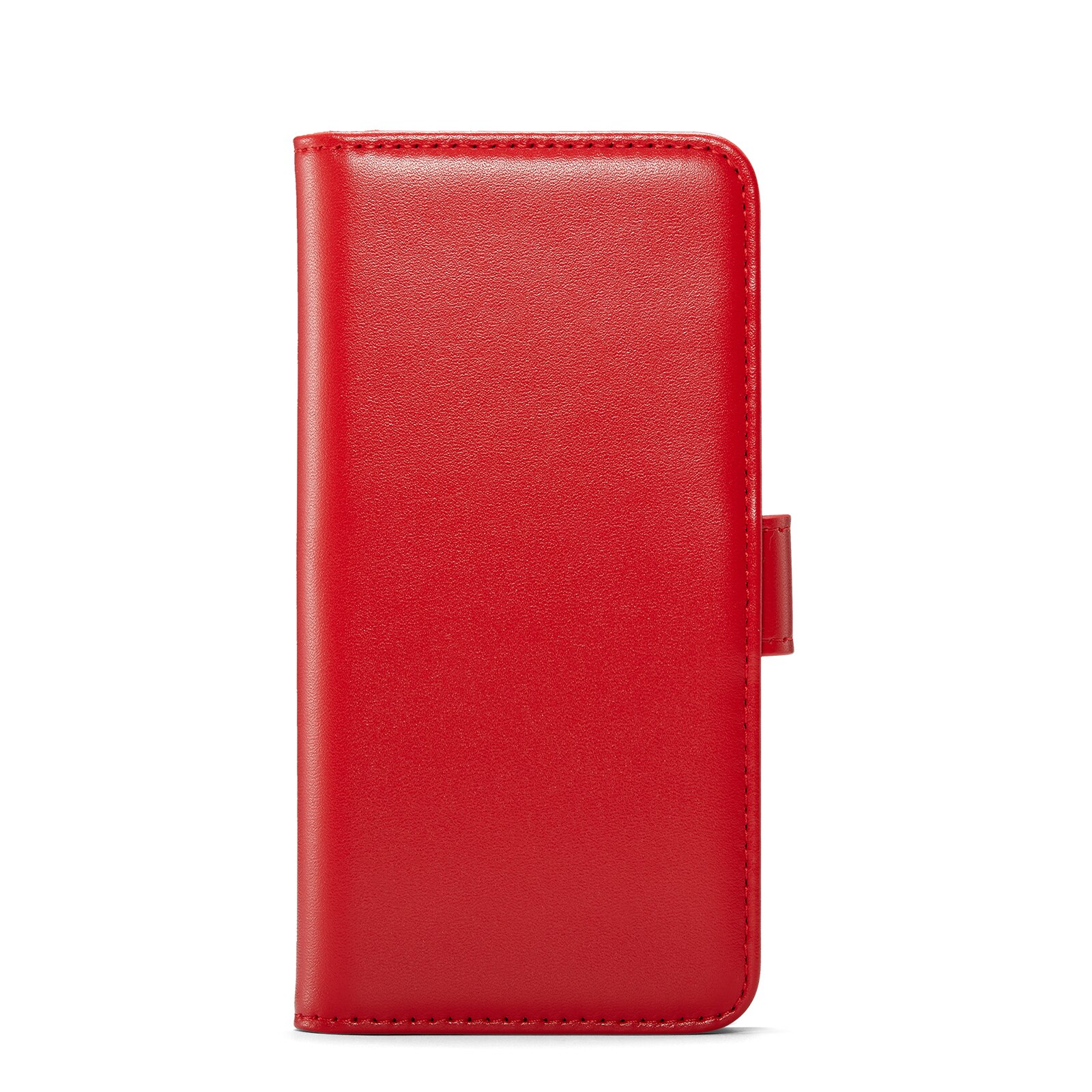 Custodia a portafoglio in vera pelle iPhone 13, Rosso
