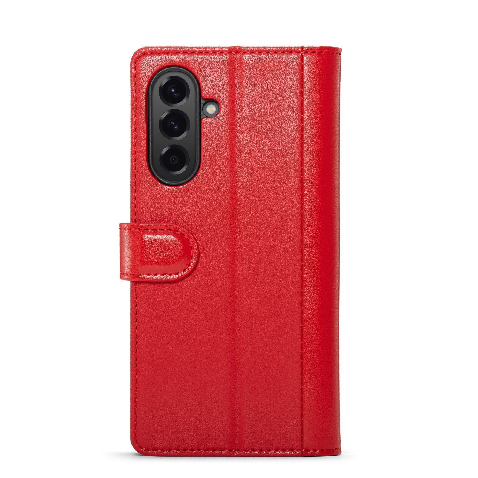 Custodia a portafoglio in vera pelle Samsung Galaxy A56, Rosso