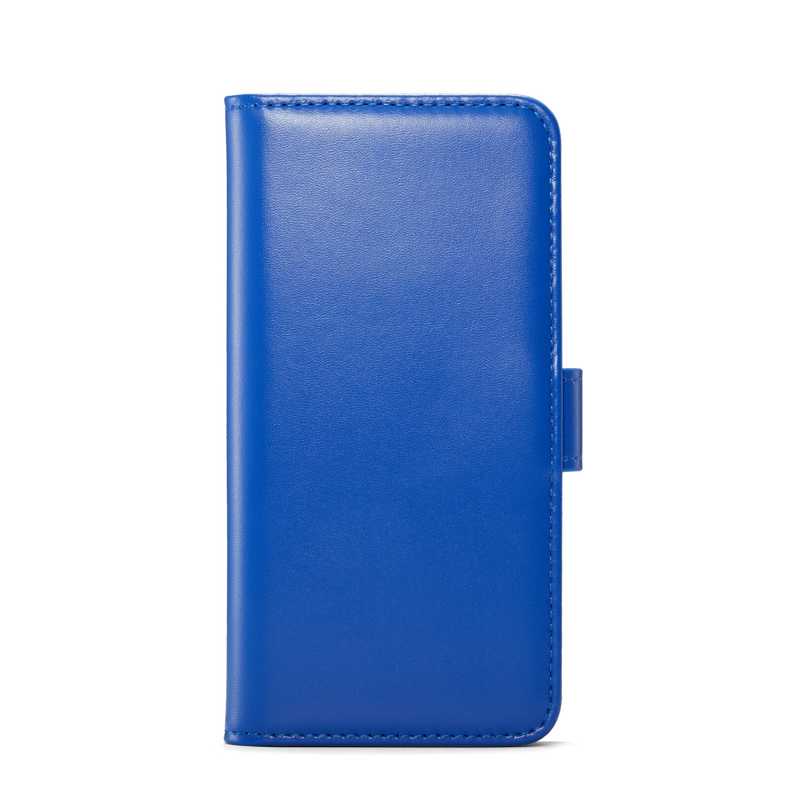 Custodia a portafoglio in vera pelle iPhone 13, Blu