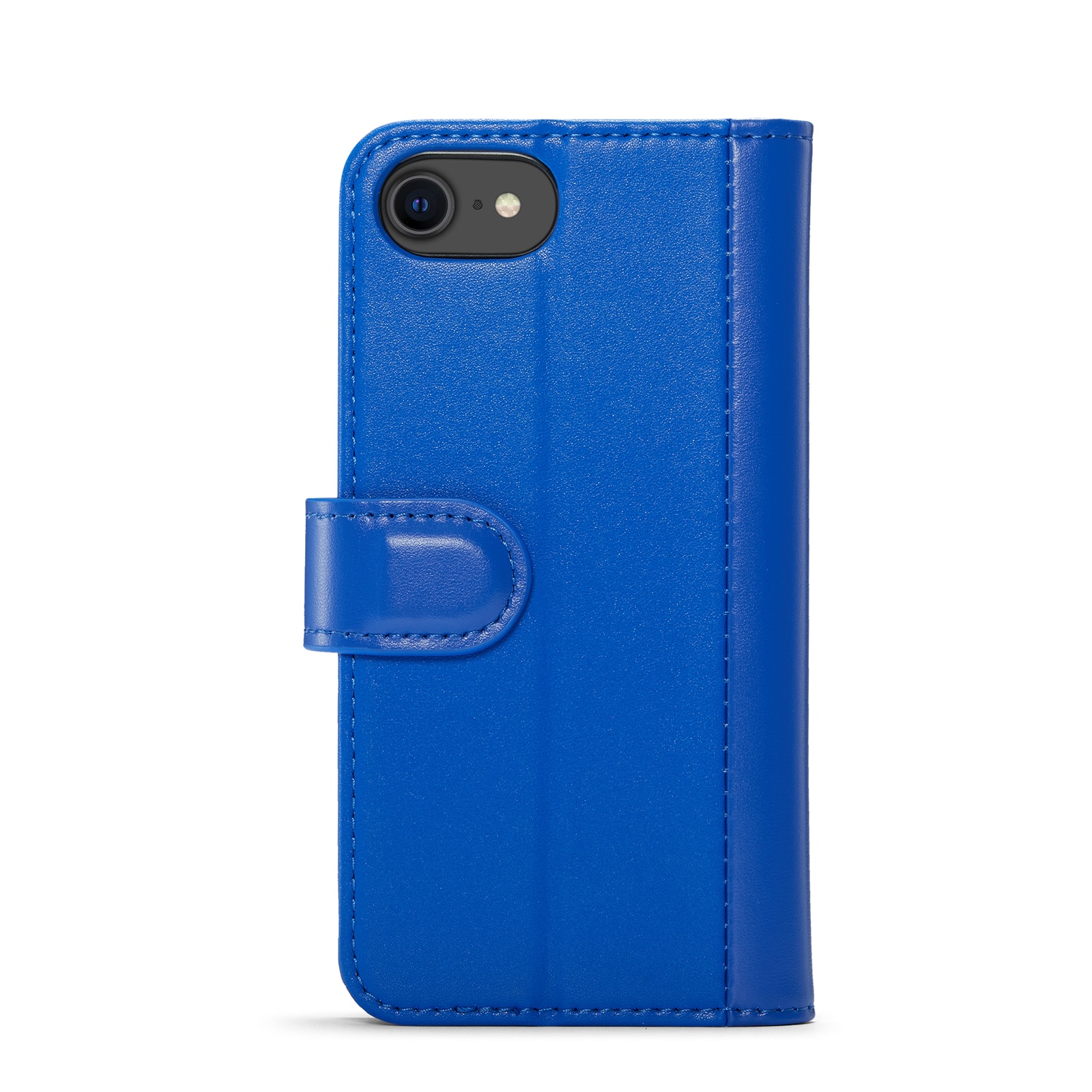 Custodia a portafoglio in vera pelle iPhone 8, Blu