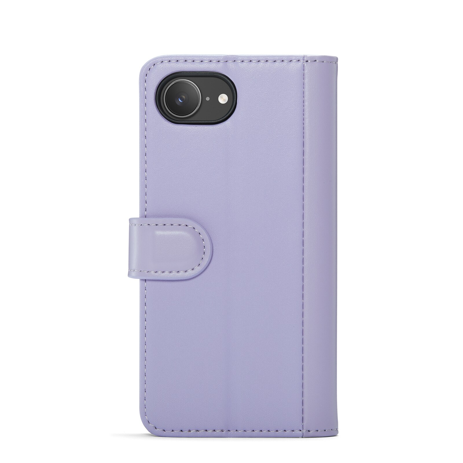 Custodia a portafoglio in vera pelle iPhone 16e, Viola