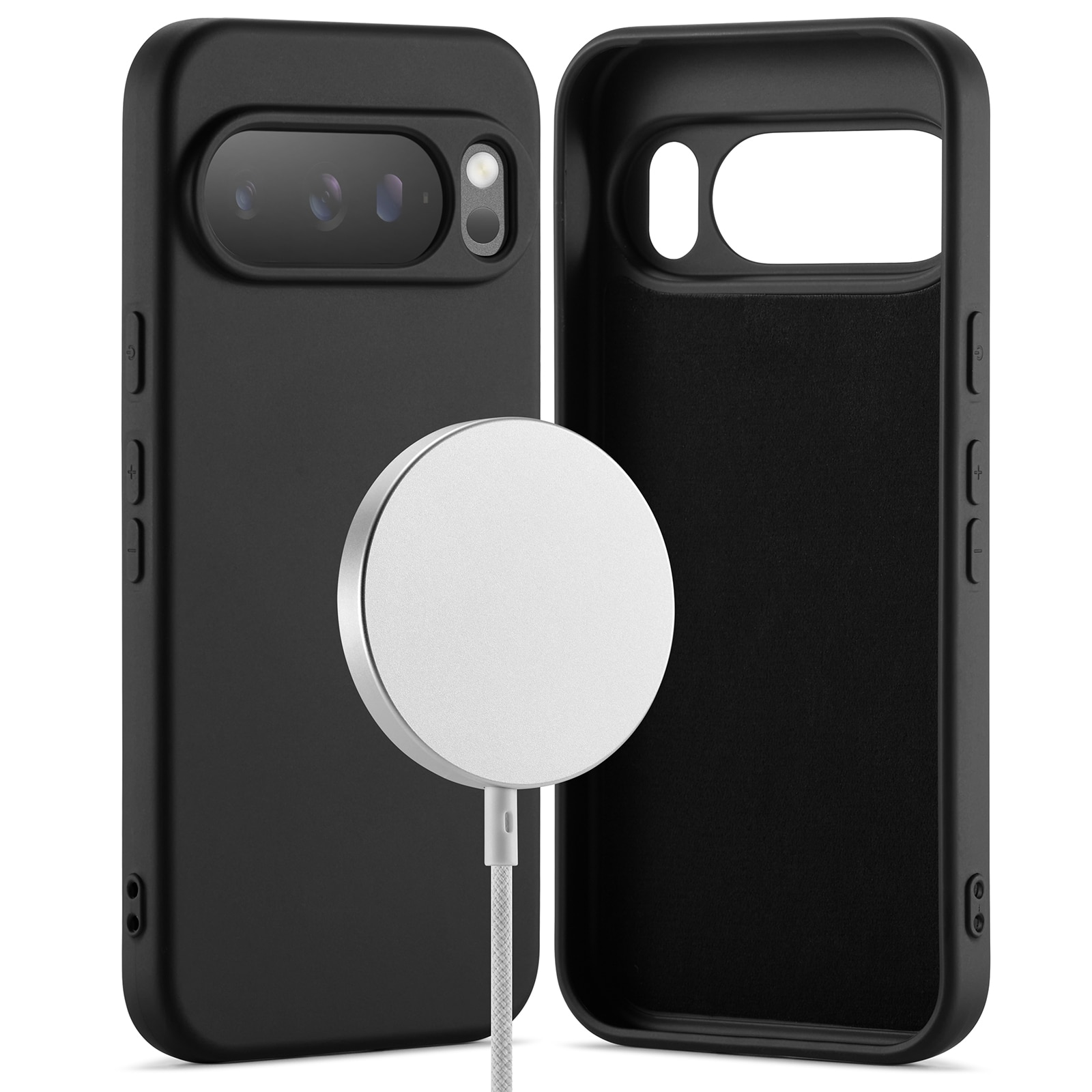 Cover TPU MagSafe Google Pixel 10 Nero