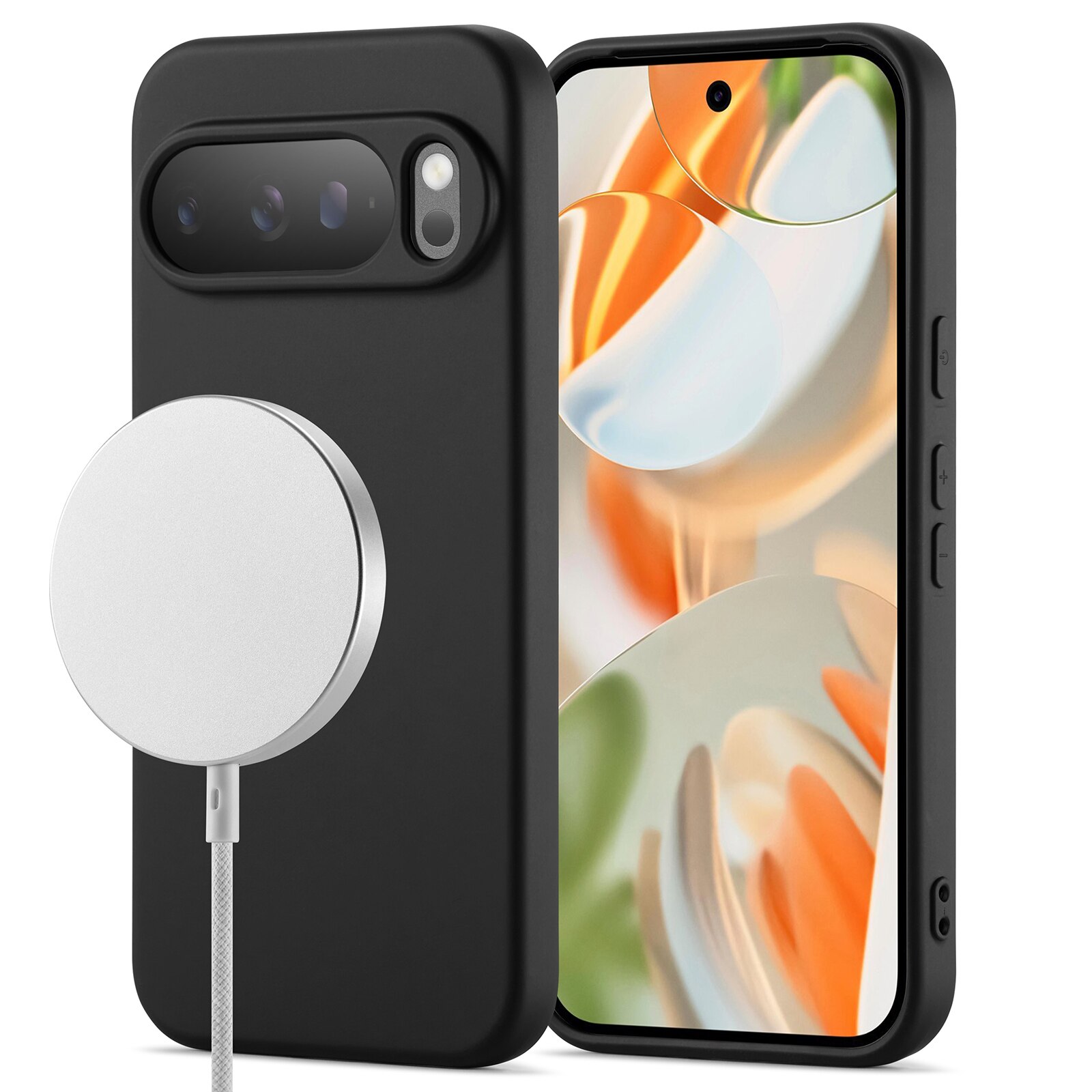Cover TPU MagSafe Google Pixel 10 Nero