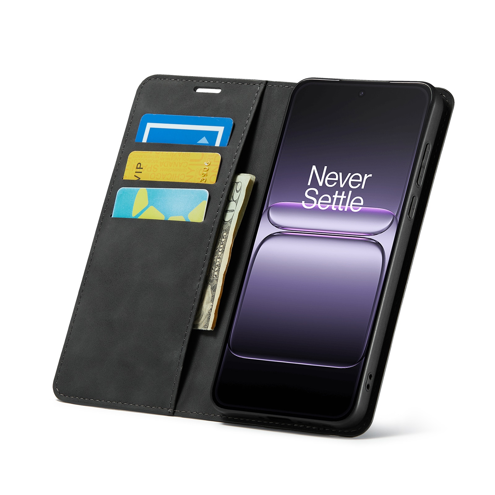 Cover portafoglio sottili  OnePlus Nord 5 Nero