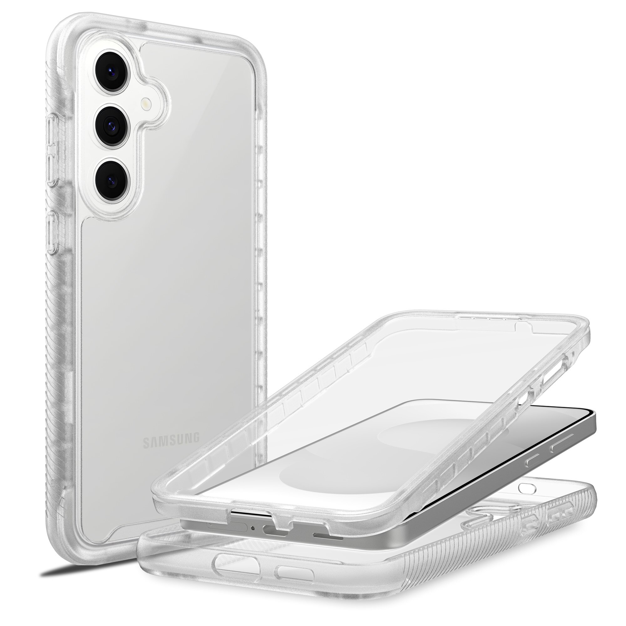 Cover Full Protection Samsung Galaxy S25 FE Trasparente