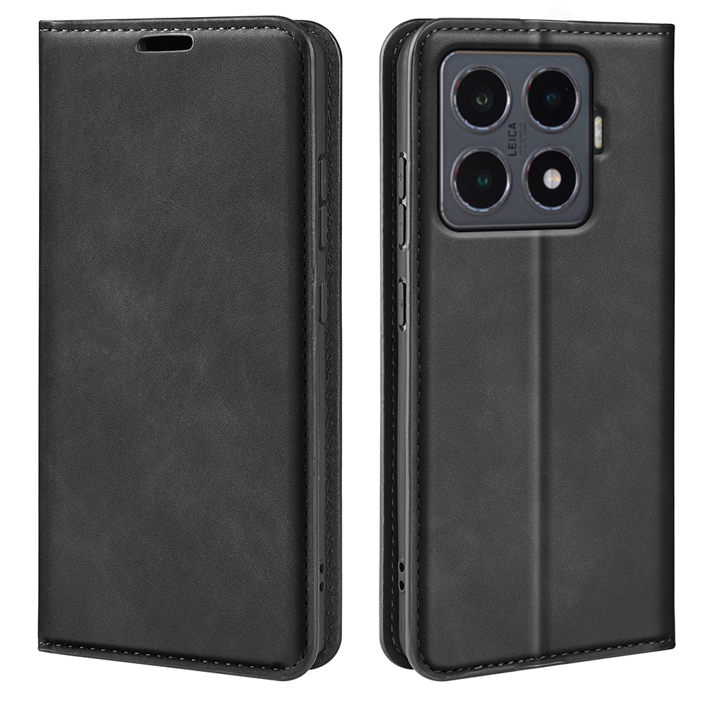 Cover portafoglio sottili Xiaomi 15T Nero