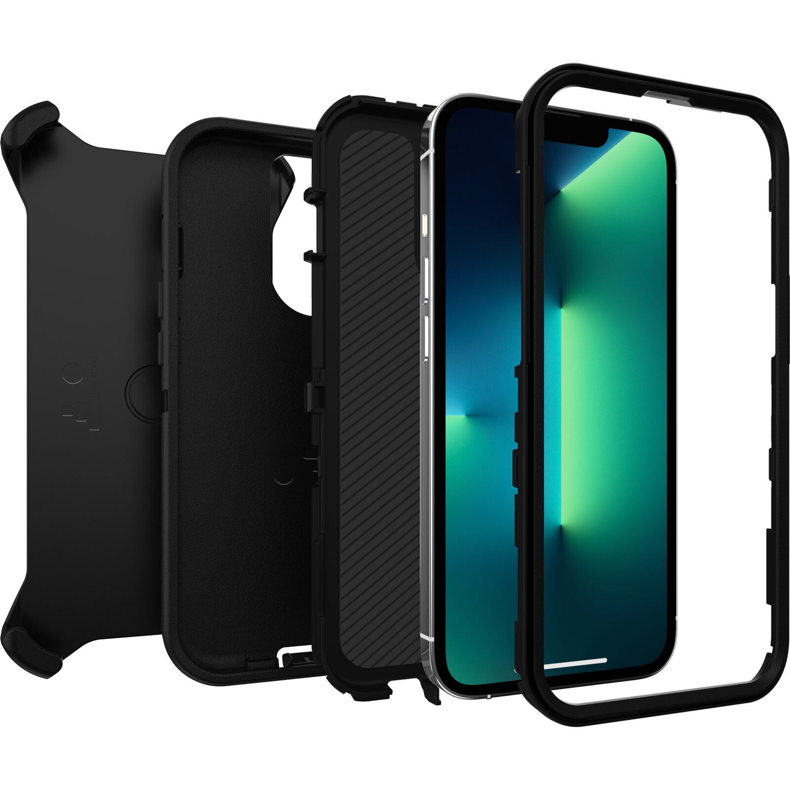 Cover Defender iPhone 13 Pro Nero