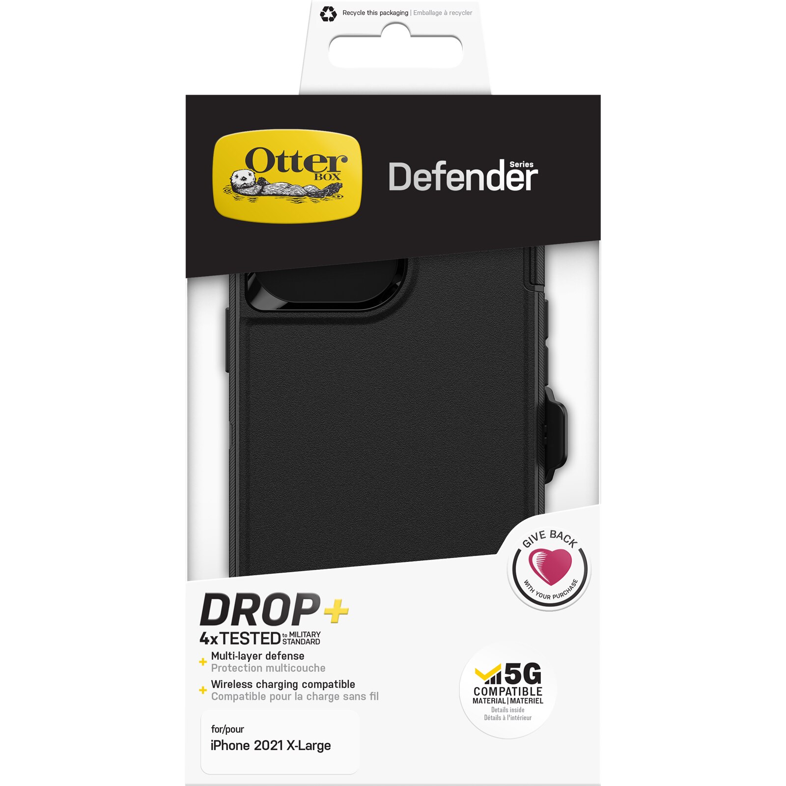 Cover Defender Apple iPhone 13 Pro Max Nero