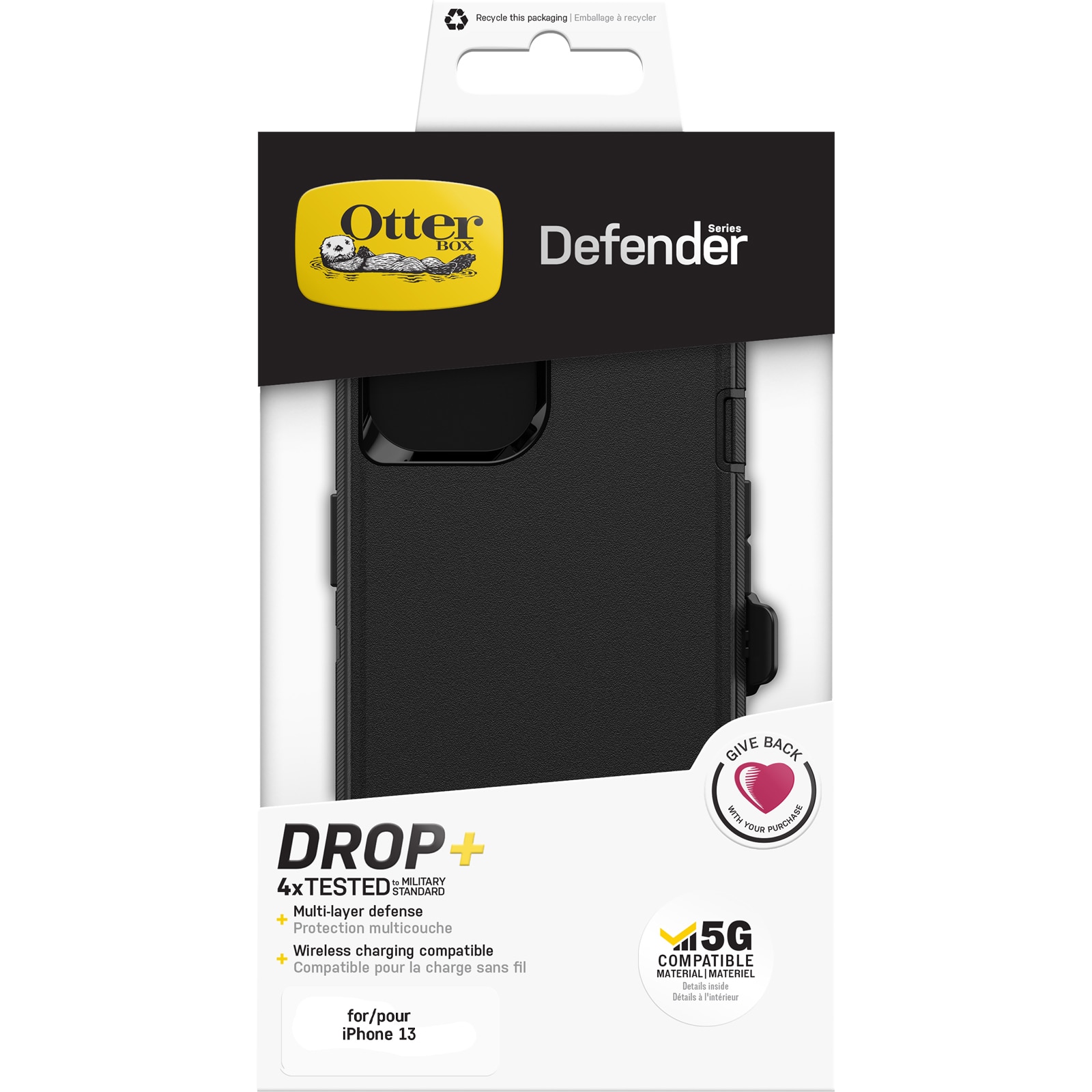 Cover Defender iPhone 13 Mini Nero