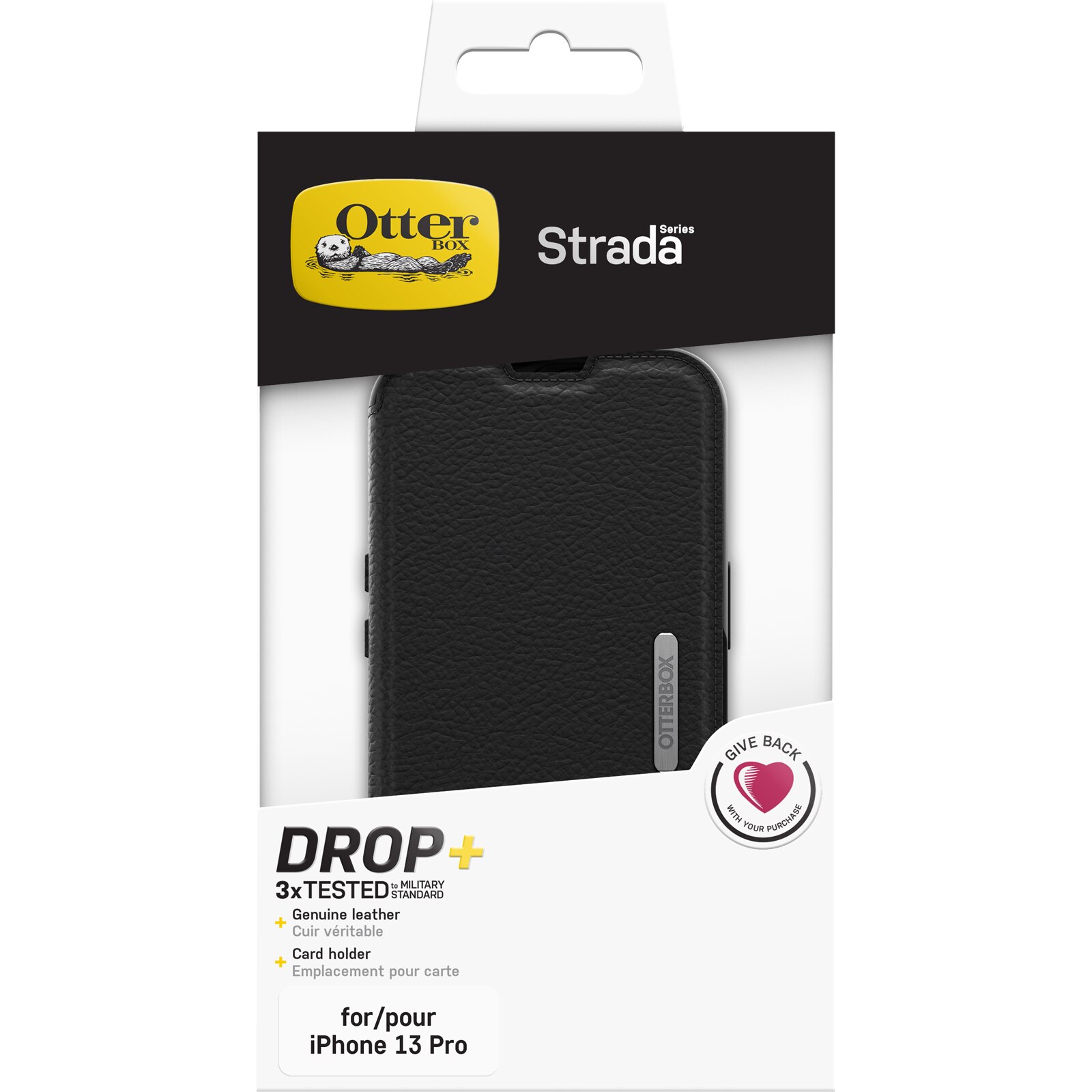 Cover Strada iPhone 13 Pro Black