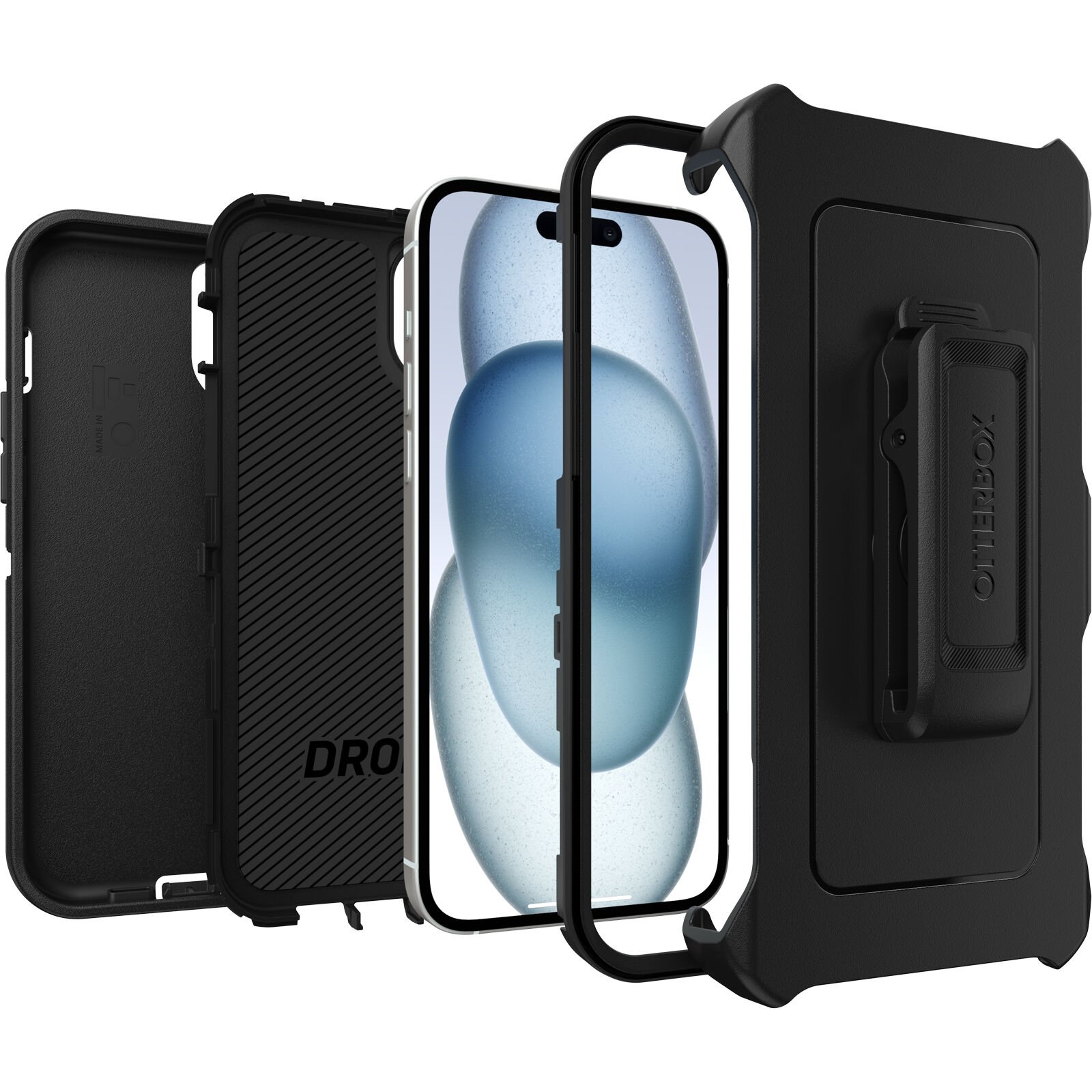 Cover Defender iPhone 15 Plus Black