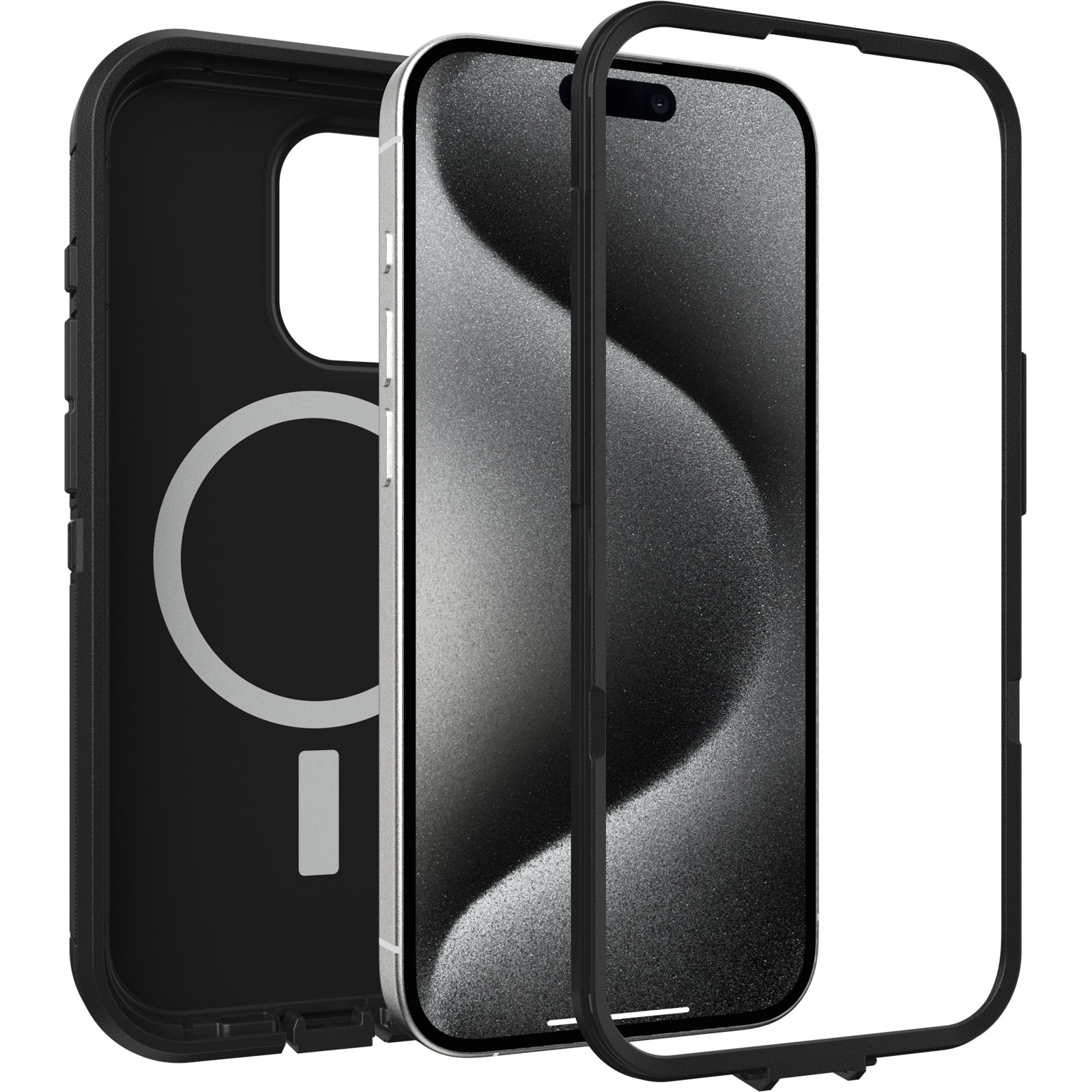 Cover Defender XT iPhone 15 Pro nero