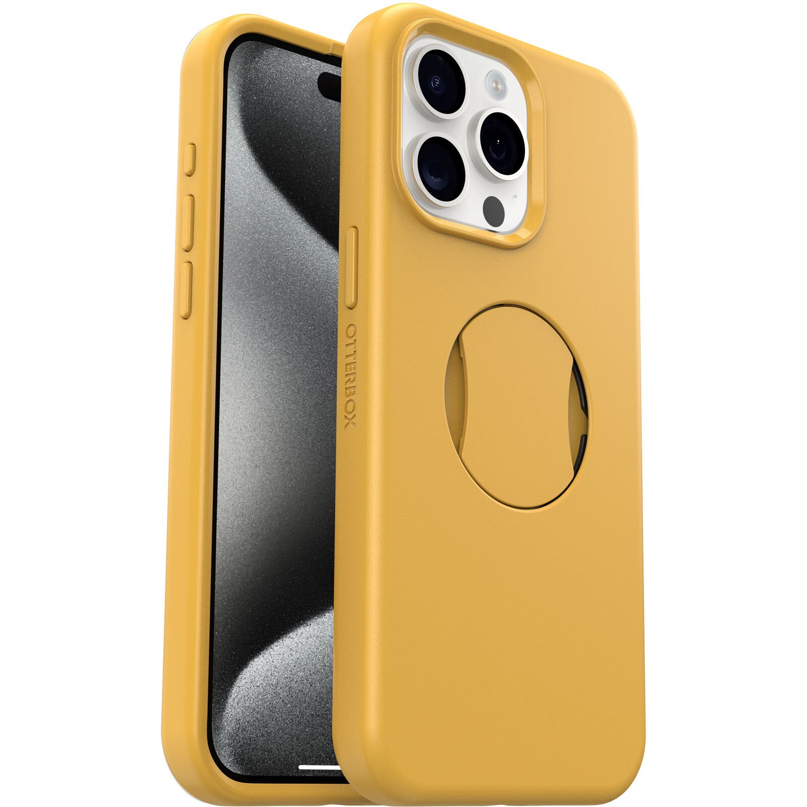 Cover OtterGrip Symmetry iPhone 15 Pro Max giallo