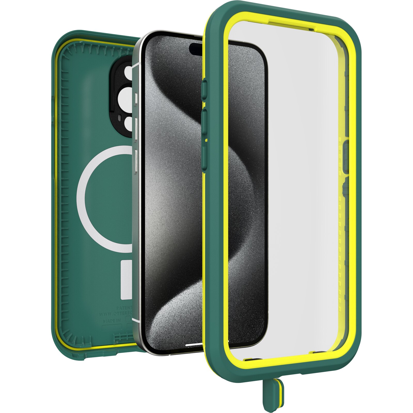 FRE MagSafe Case iPhone 15 Pro Verde