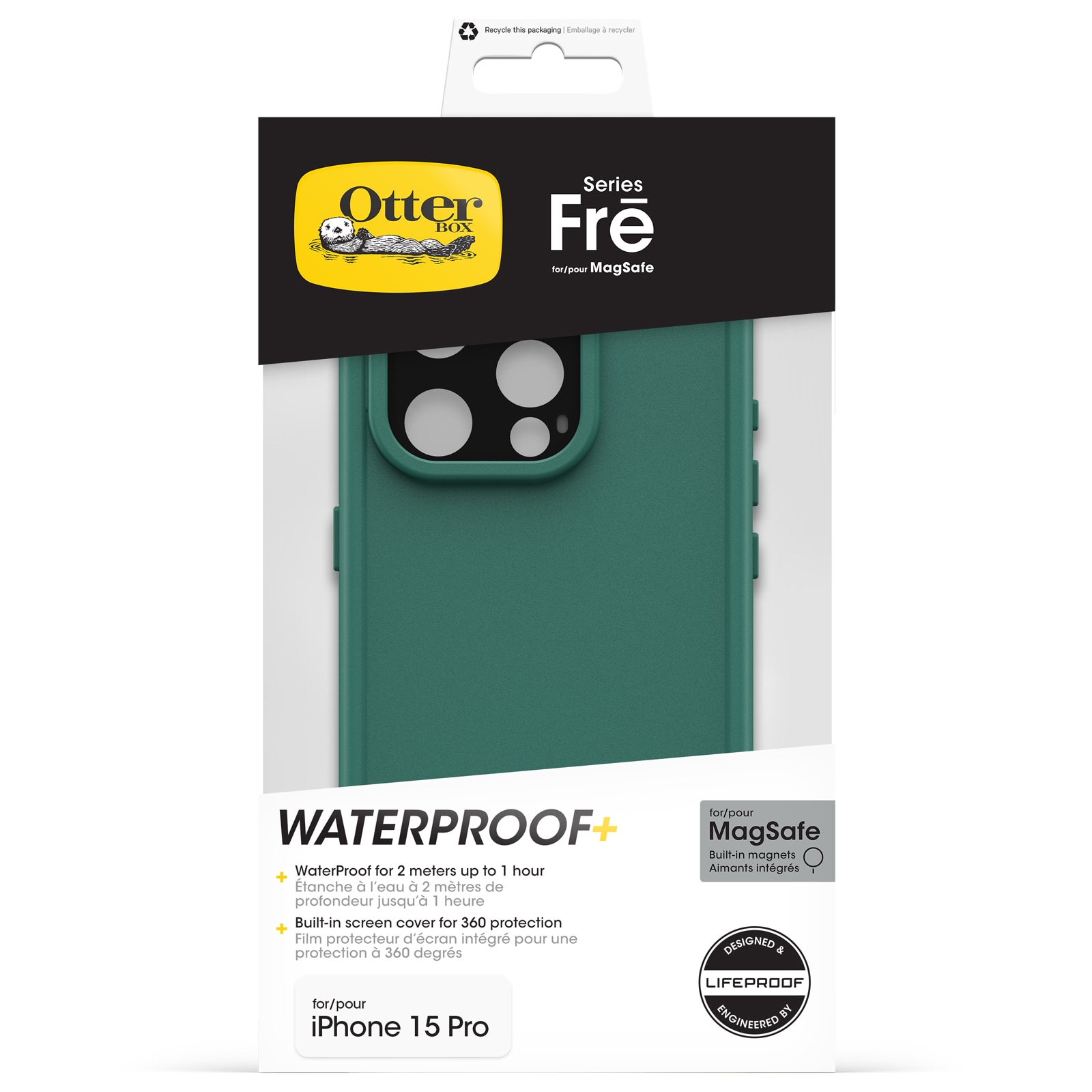 FRE MagSafe Case iPhone 15 Pro Verde
