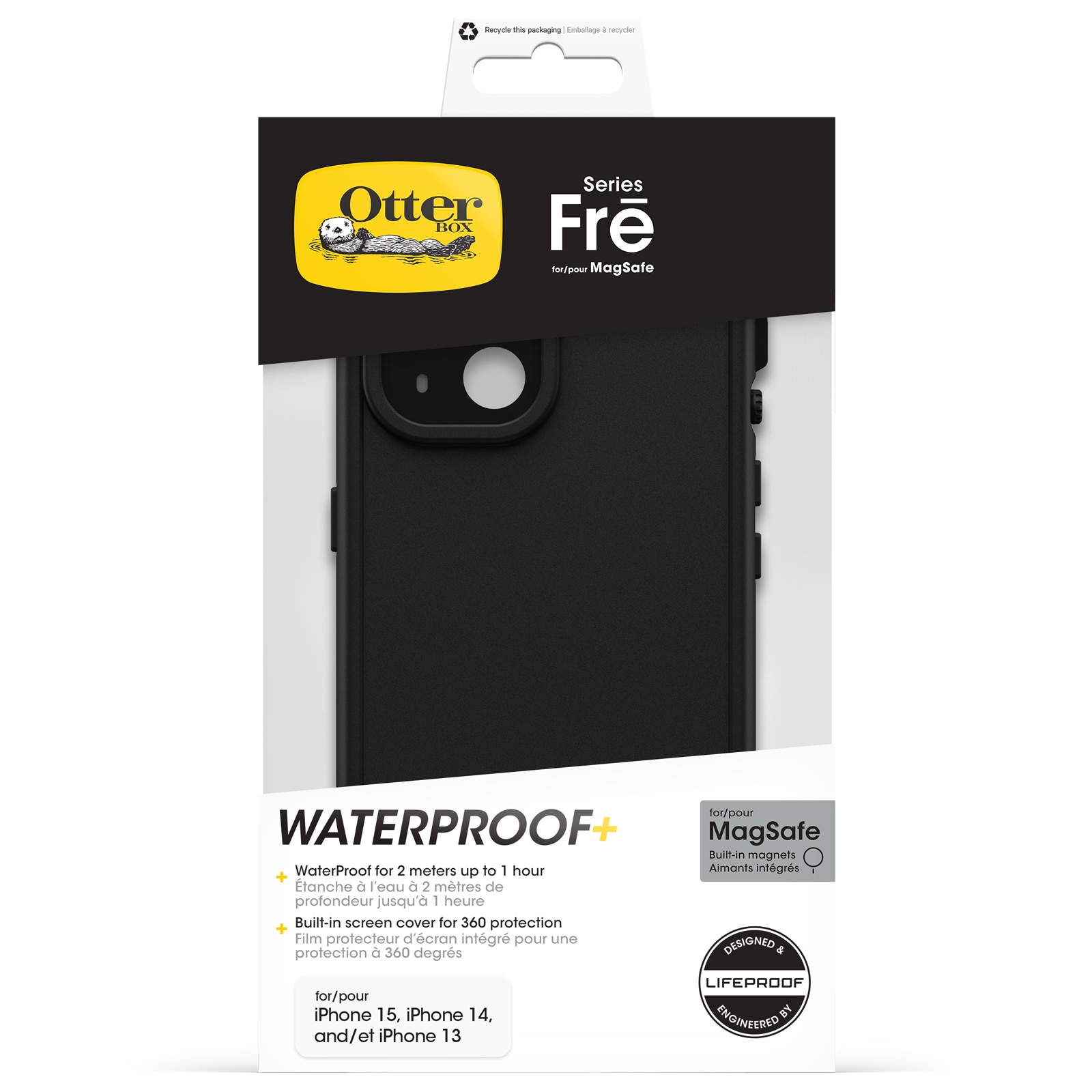 FRE MagSafe Case iPhone 15 Black