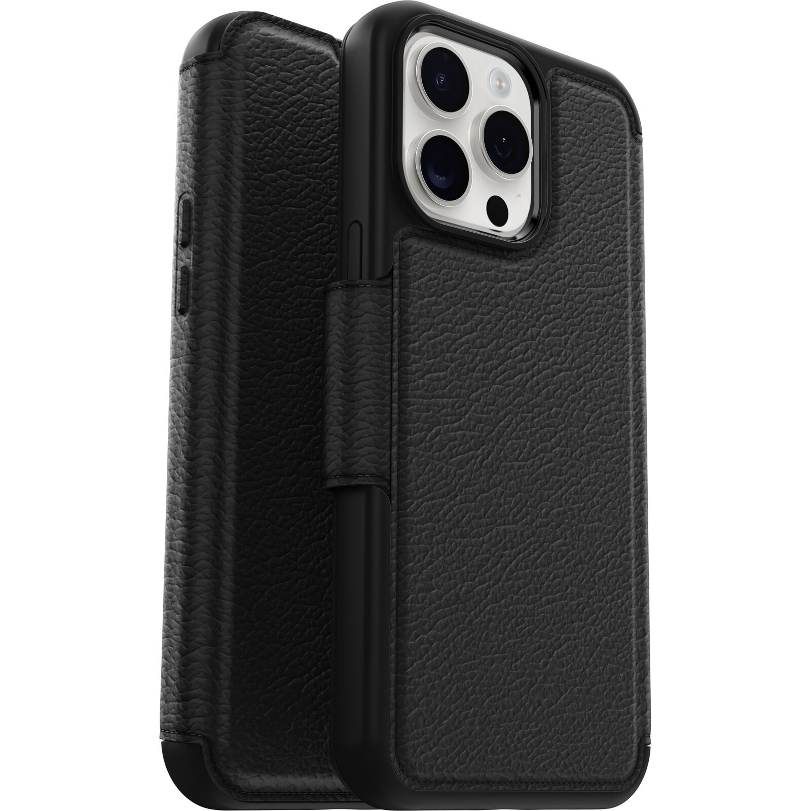 Cover Strada MagSafe iPhone 15 Pro Max nero