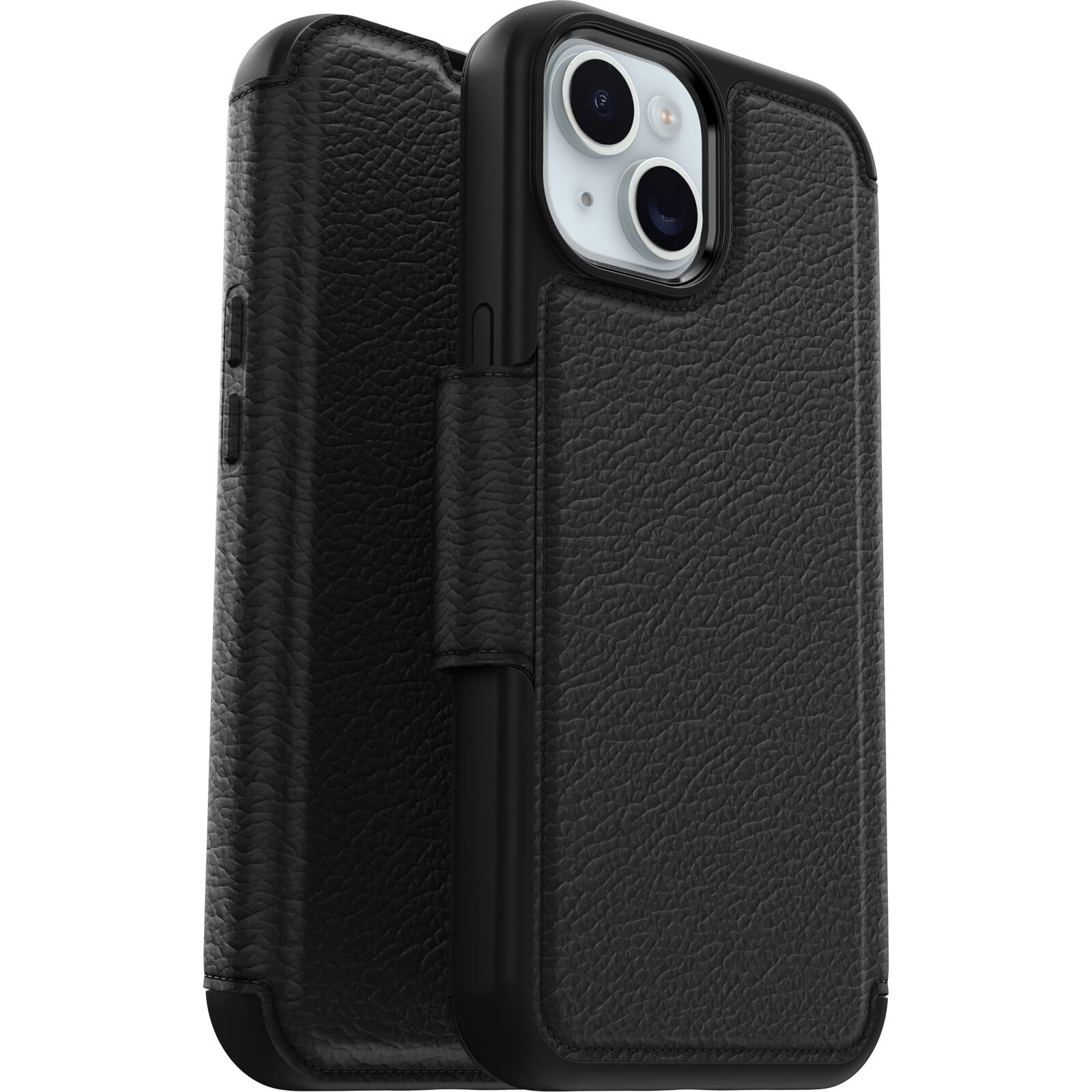 Cover Strada MagSafe iPhone 15 nero