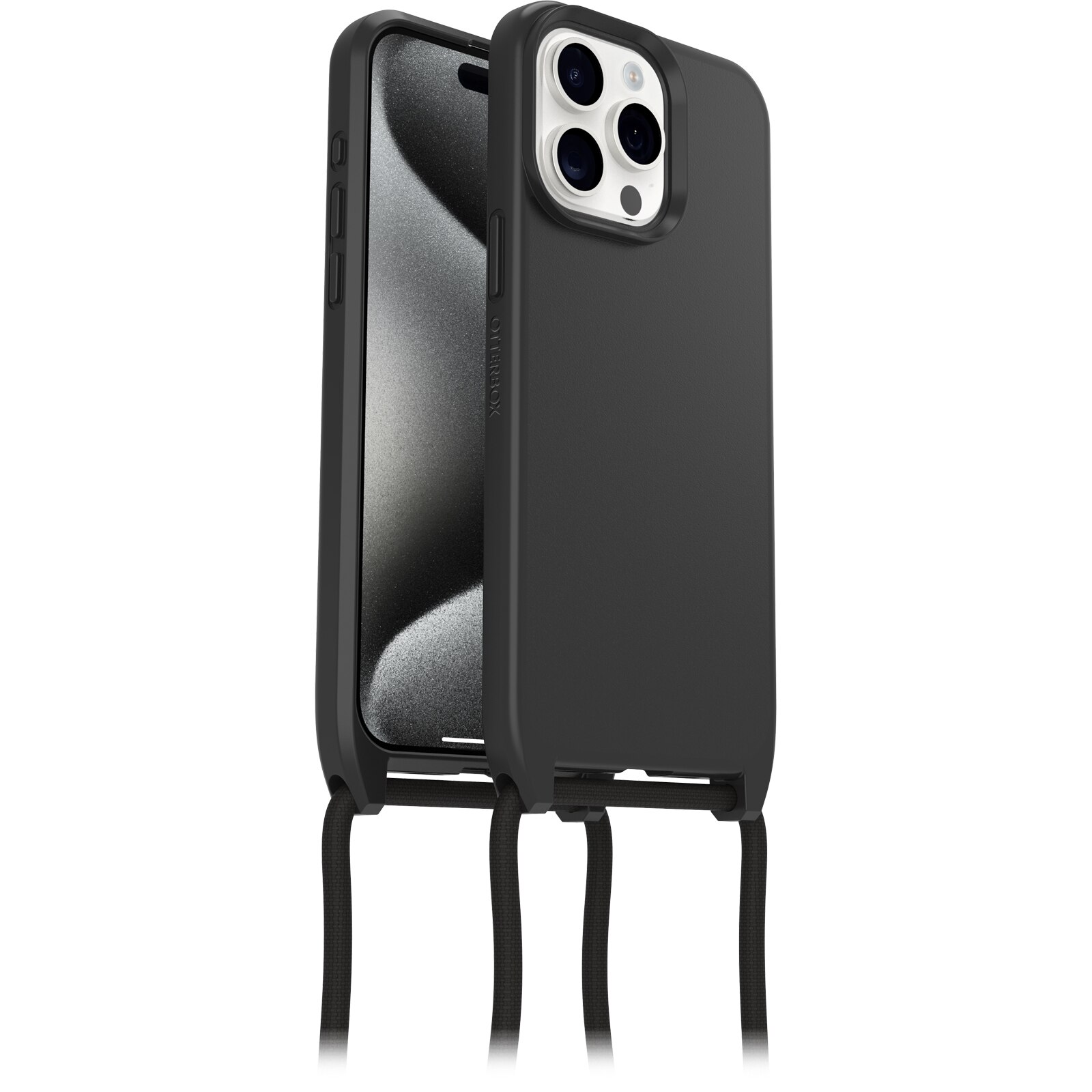 Cover React Necklace MagSafe iPhone 15 Pro Max nero
