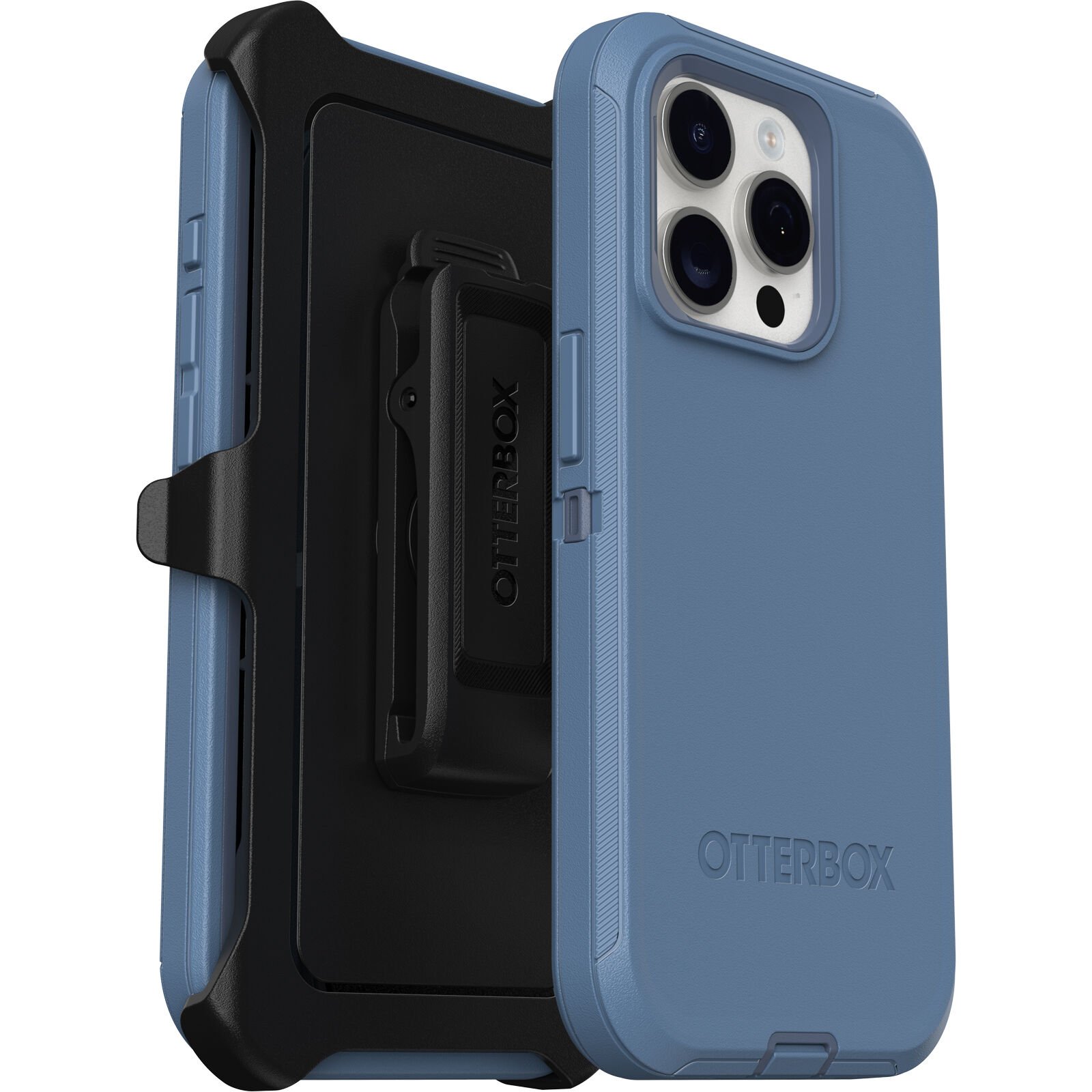 Cover Defender iPhone 15 Pro blu