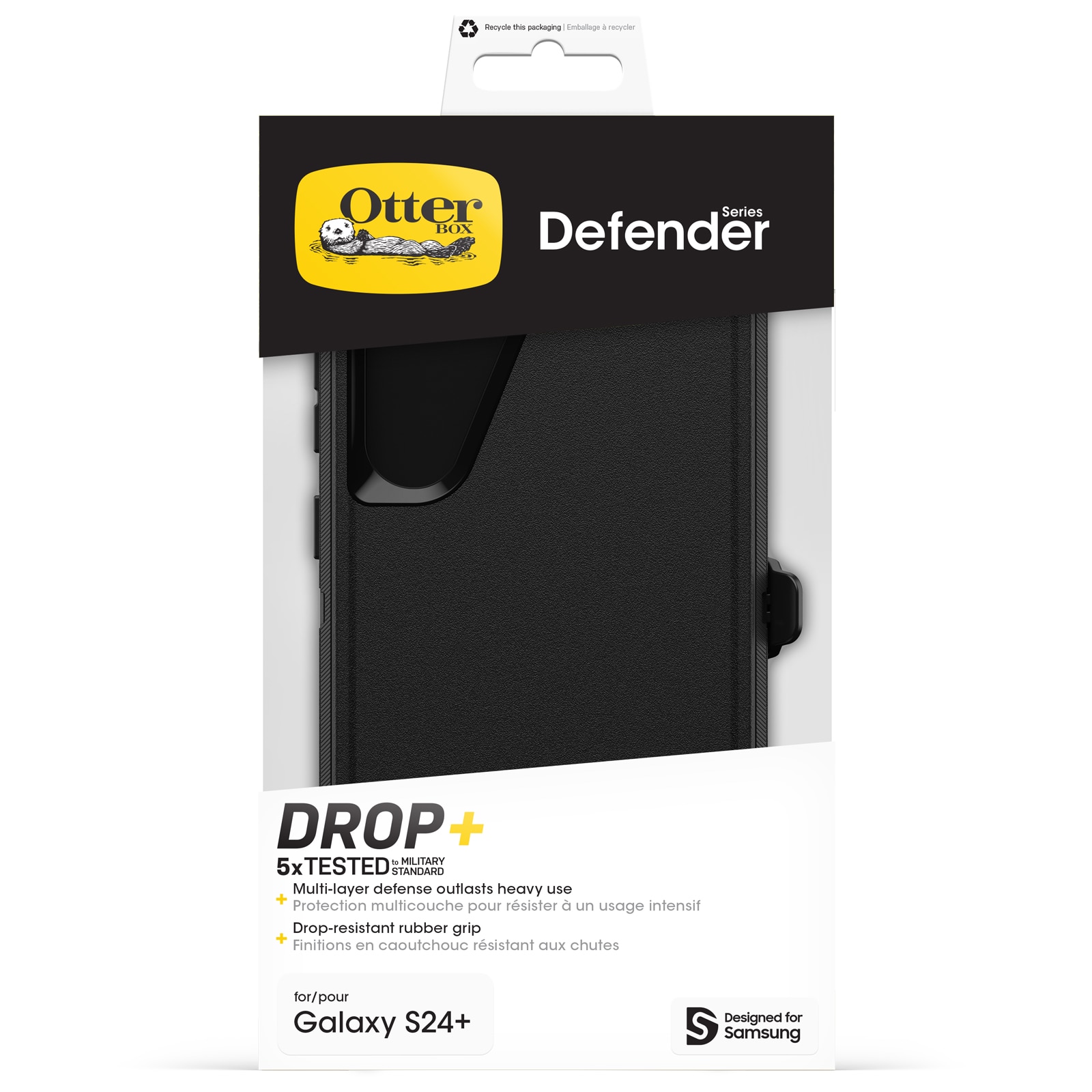 Cover Defender Samsung Galaxy S24 Plus nero