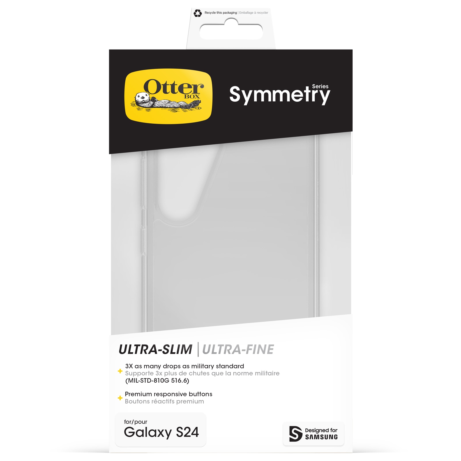 Cover Symmetry Samsung Galaxy S24 Clear