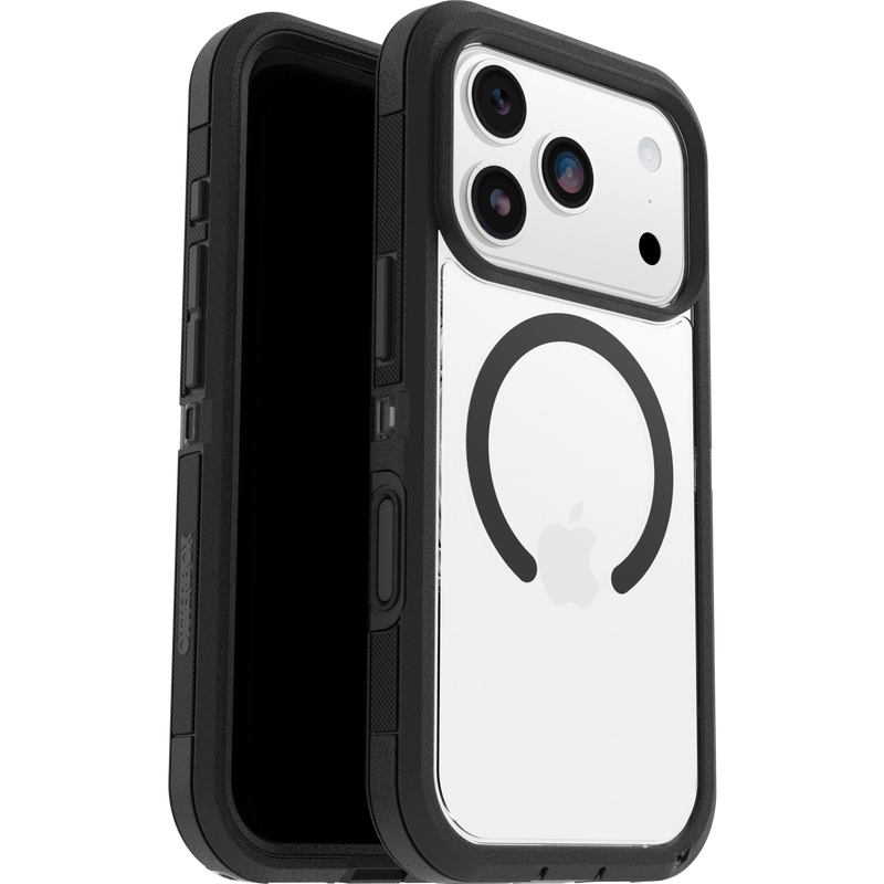 Cover Defender XT iPhone 17 Pro Nero/trasparente