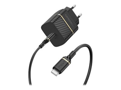 Caricabatterie Fast Charge + Cavo USB-C 20W, nero