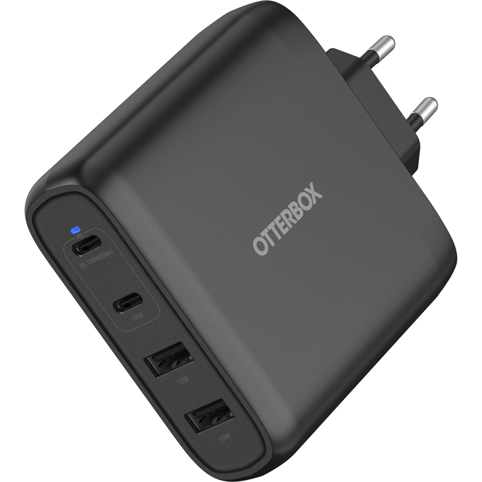 Caricabatterie USB-C Four Port 100W Black