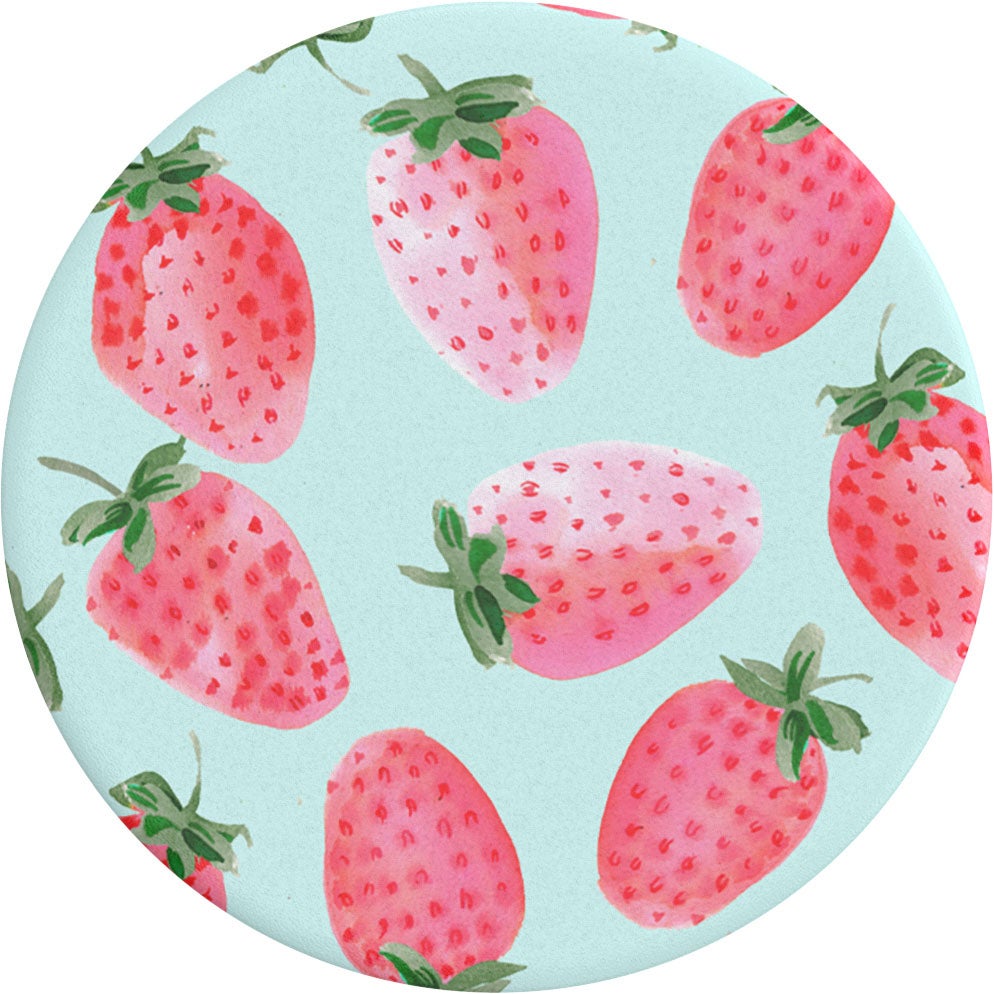 PopGrip Supporto e Impugnatura per Telefoni Cellulari, Strawberry Rain